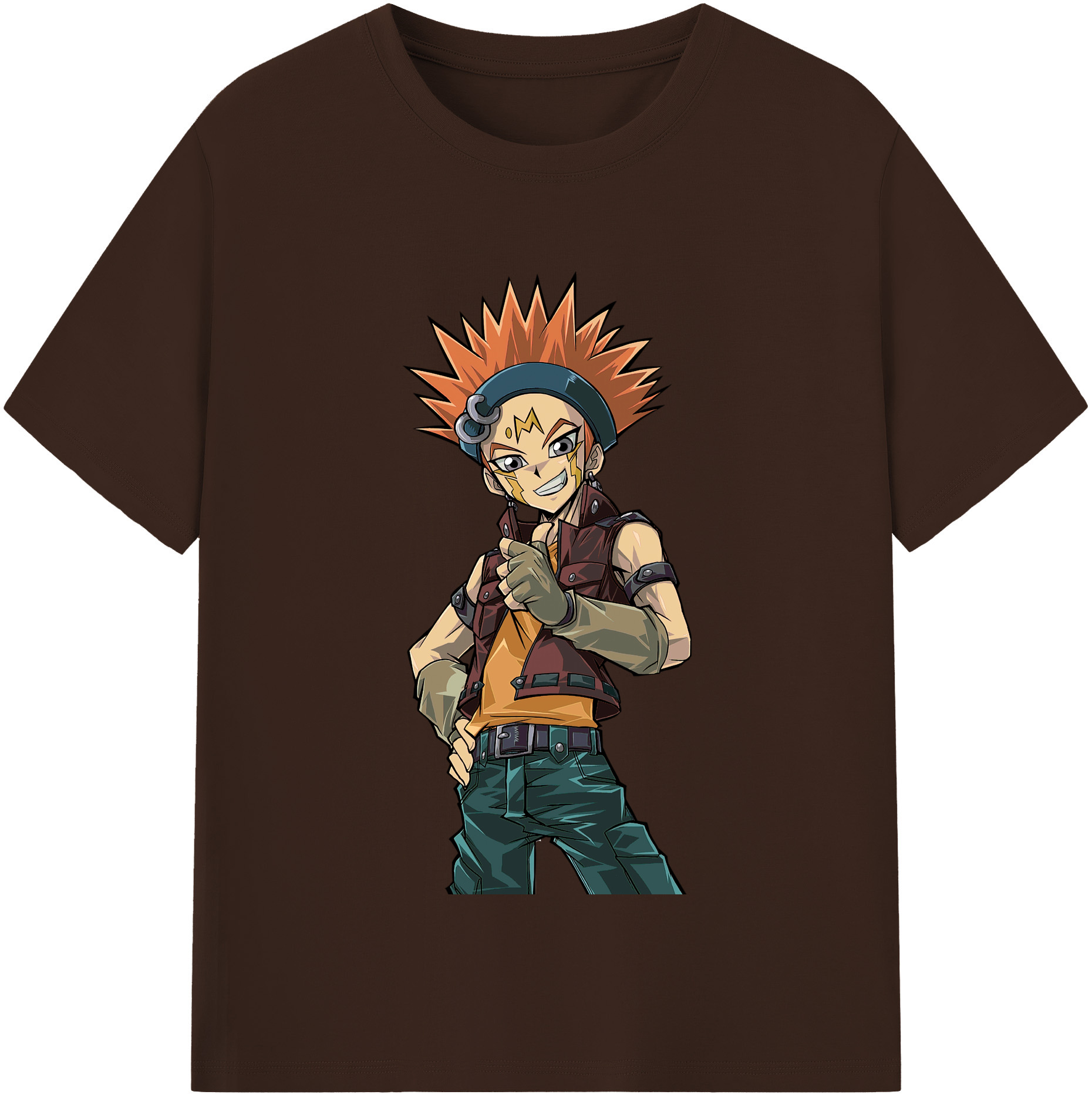 （画像用） 遊☆戯☆王 Yu-Gi-Oh! 綿100％半袖Tシャツ（フロントプリント）