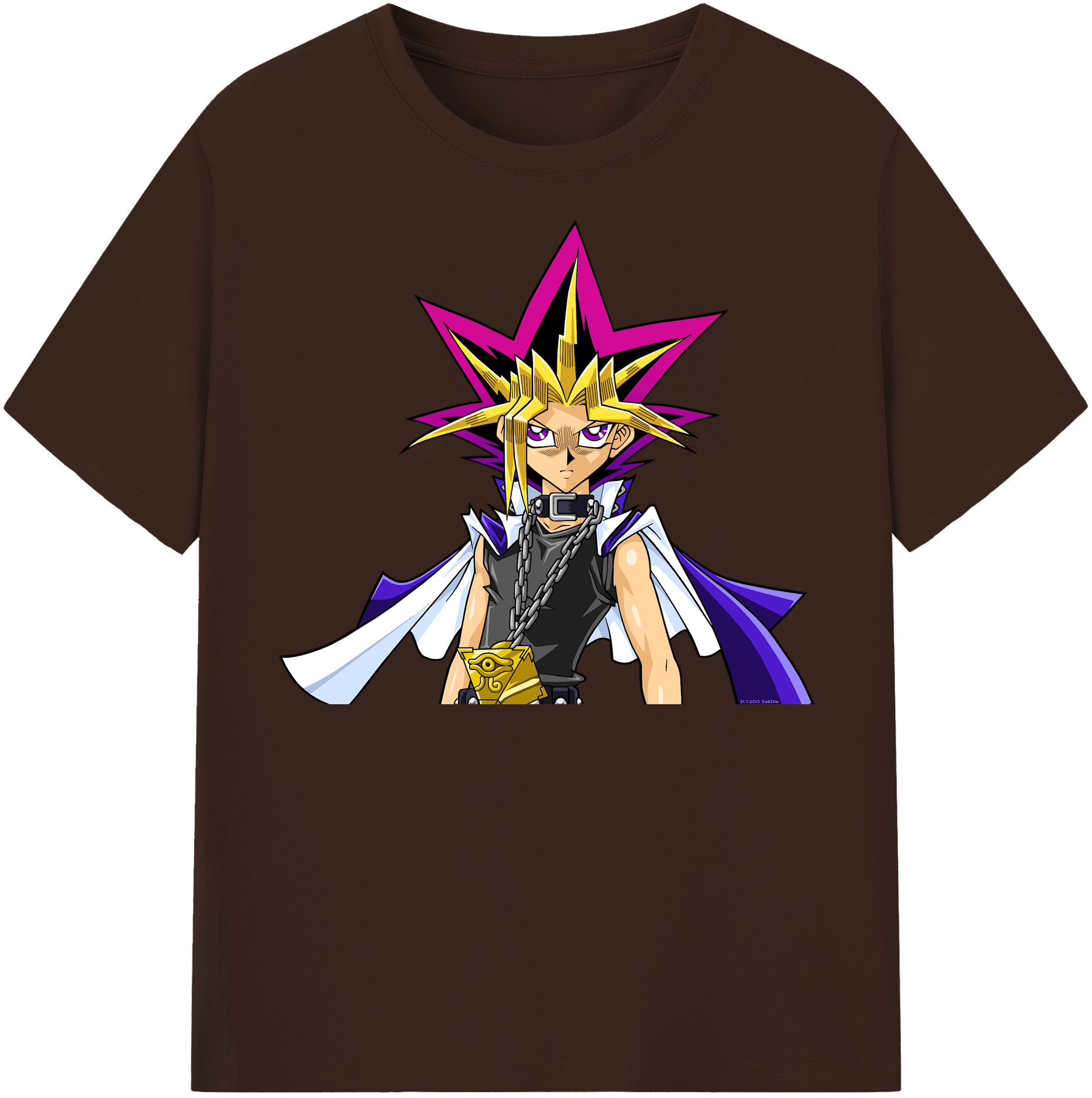（画像用） 遊☆戯☆王 Yu-Gi-Oh! 綿100％半袖Tシャツ（フロントプリント）