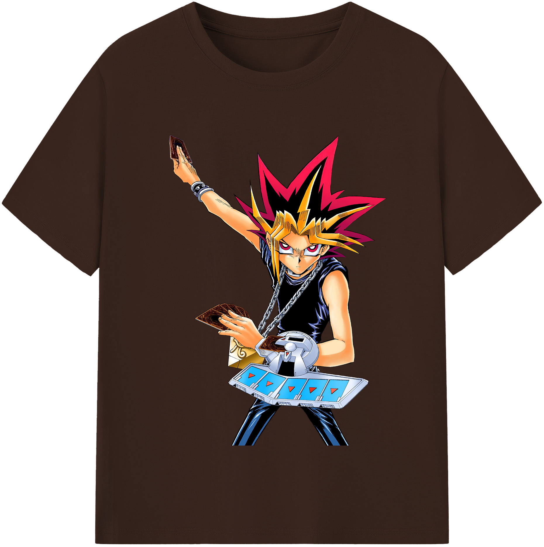 （画像用） 遊☆戯☆王 Yu-Gi-Oh! 綿100％半袖Tシャツ（フロントプリント）