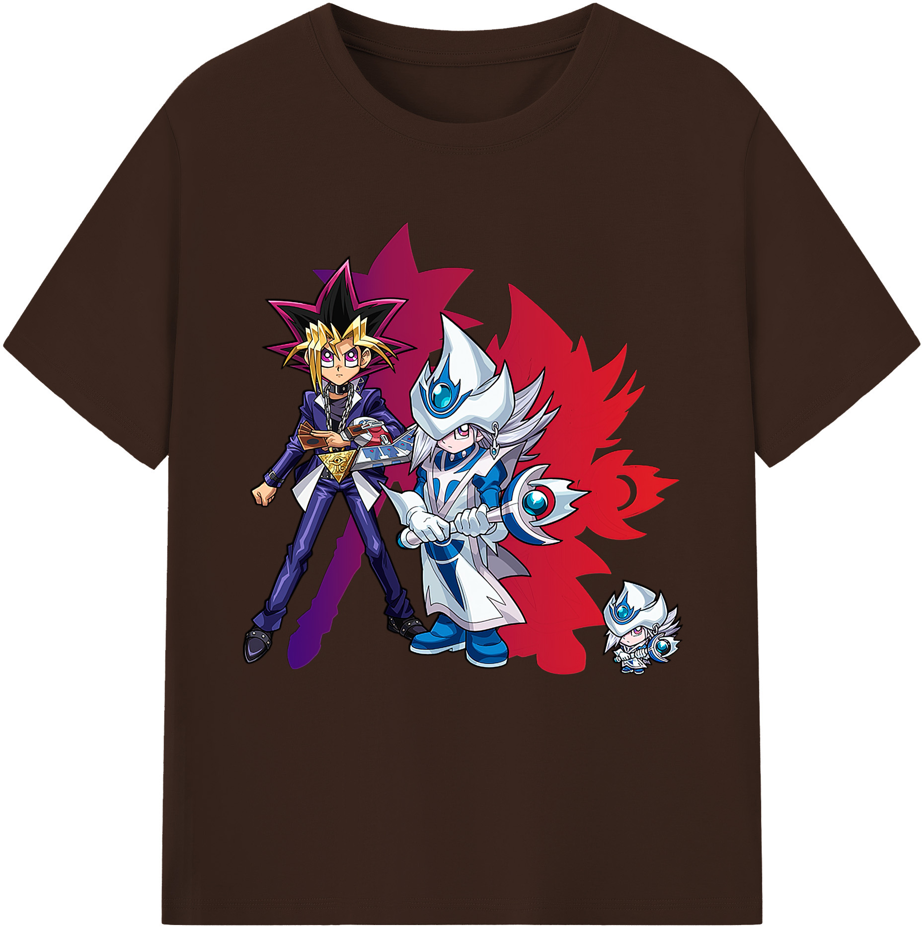 （画像用） 遊☆戯☆王 Yu-Gi-Oh! 綿100％半袖Tシャツ（フロントプリント）