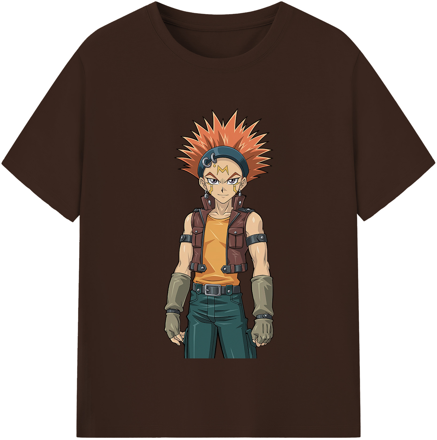 （画像用） 遊☆戯☆王 Yu-Gi-Oh! 綿100％半袖Tシャツ（フロントプリント）