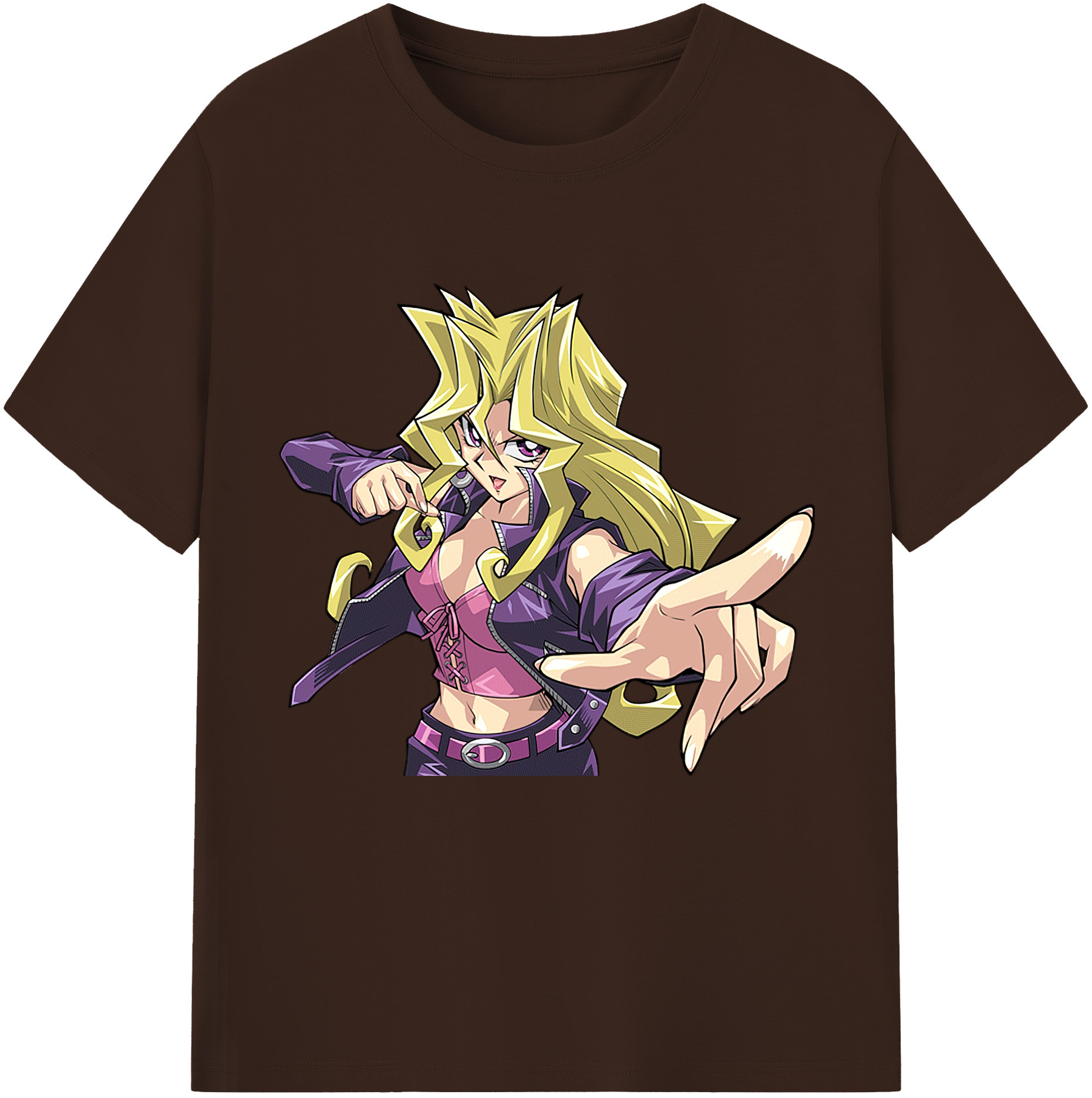 （画像用） 遊☆戯☆王 Yu-Gi-Oh! 綿100％半袖Tシャツ（フロントプリント）