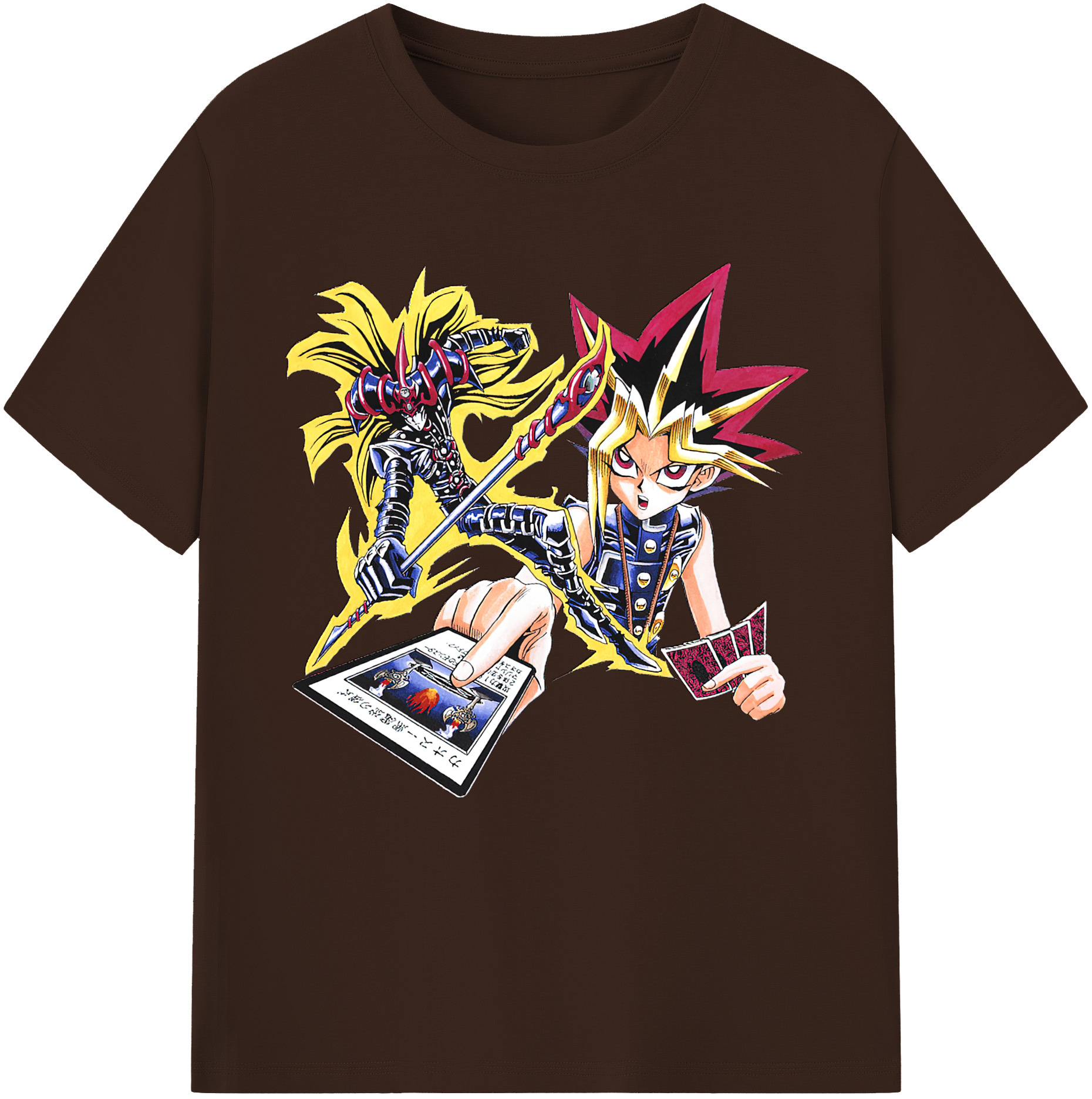 （画像用） 遊☆戯☆王 Yu-Gi-Oh! 綿100％半袖Tシャツ（フロントプリント）