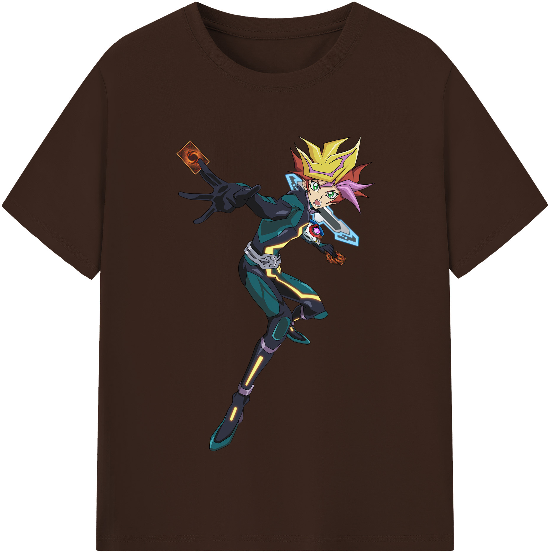 （画像用） 遊☆戯☆王 Yu-Gi-Oh! 綿100％半袖Tシャツ（フロントプリント）