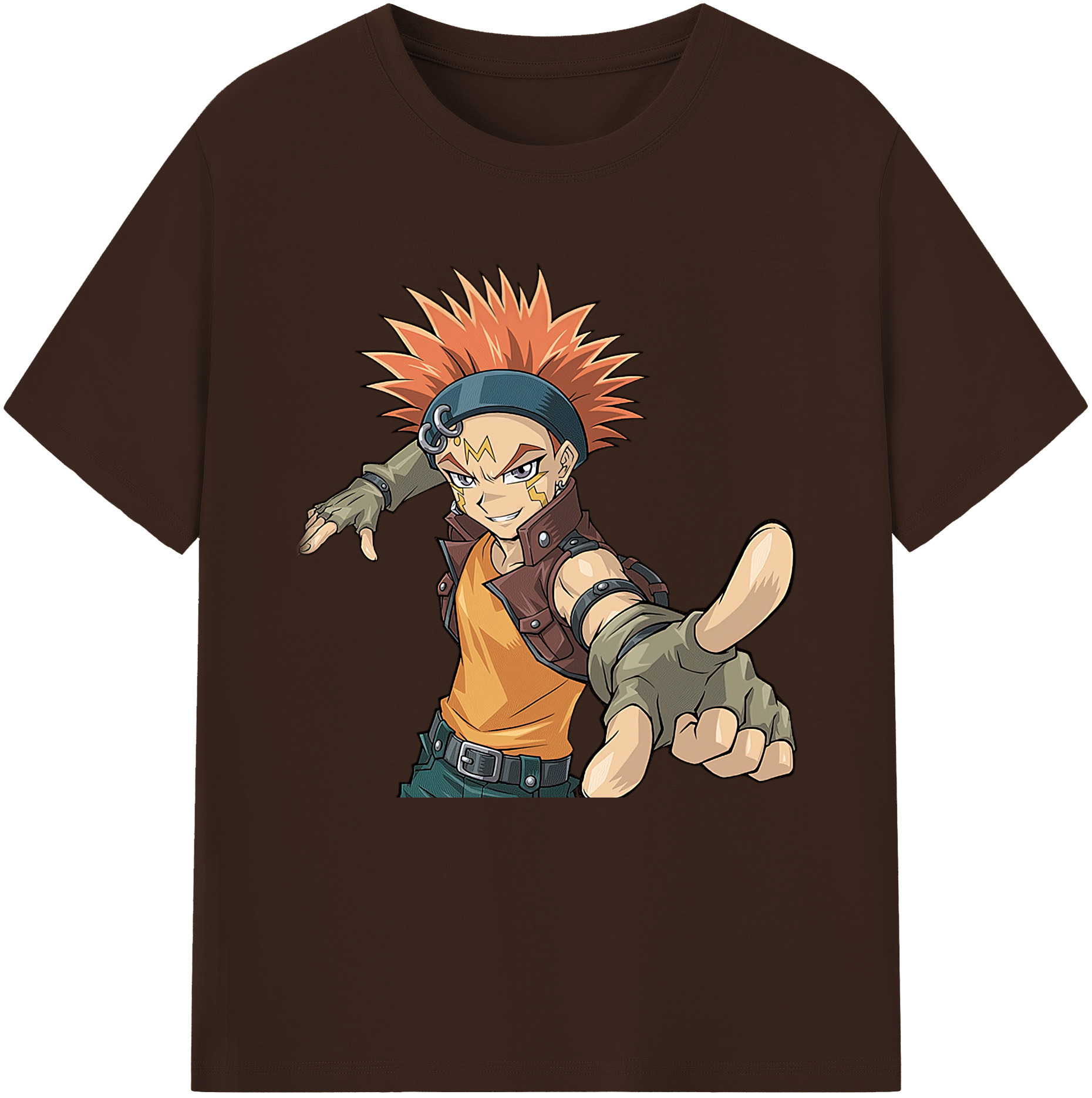 （画像用） 遊☆戯☆王 Yu-Gi-Oh! 綿100％半袖Tシャツ（フロントプリント）