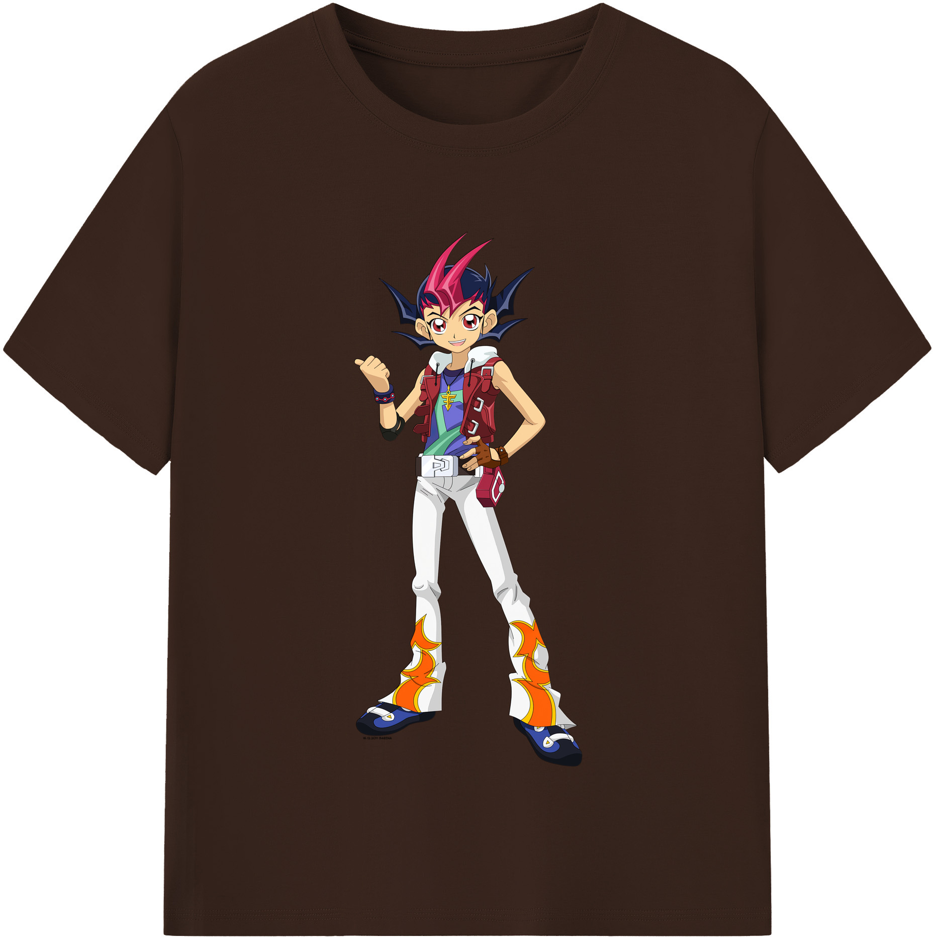 （画像用） 遊☆戯☆王 Yu-Gi-Oh! 綿100％半袖Tシャツ（フロントプリント）