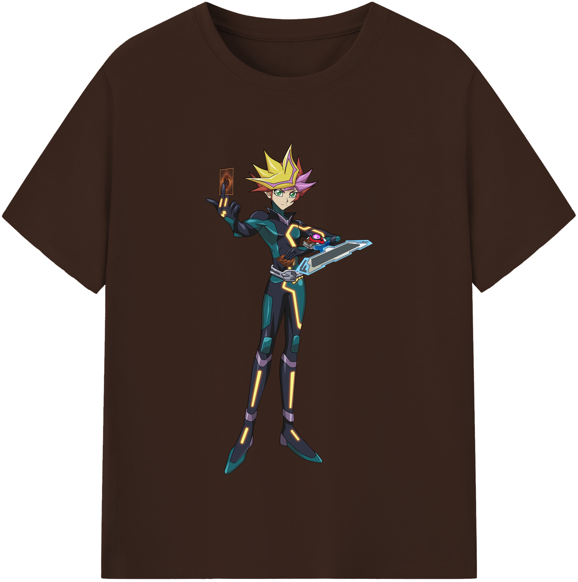 （画像用） 遊☆戯☆王 Yu-Gi-Oh! 綿100％半袖Tシャツ（フロントプリント）
