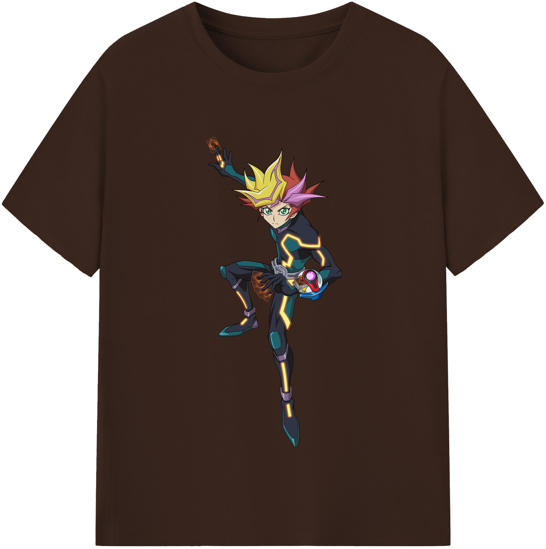 （画像用） 遊☆戯☆王 Yu-Gi-Oh! 綿100％半袖Tシャツ（フロントプリント）