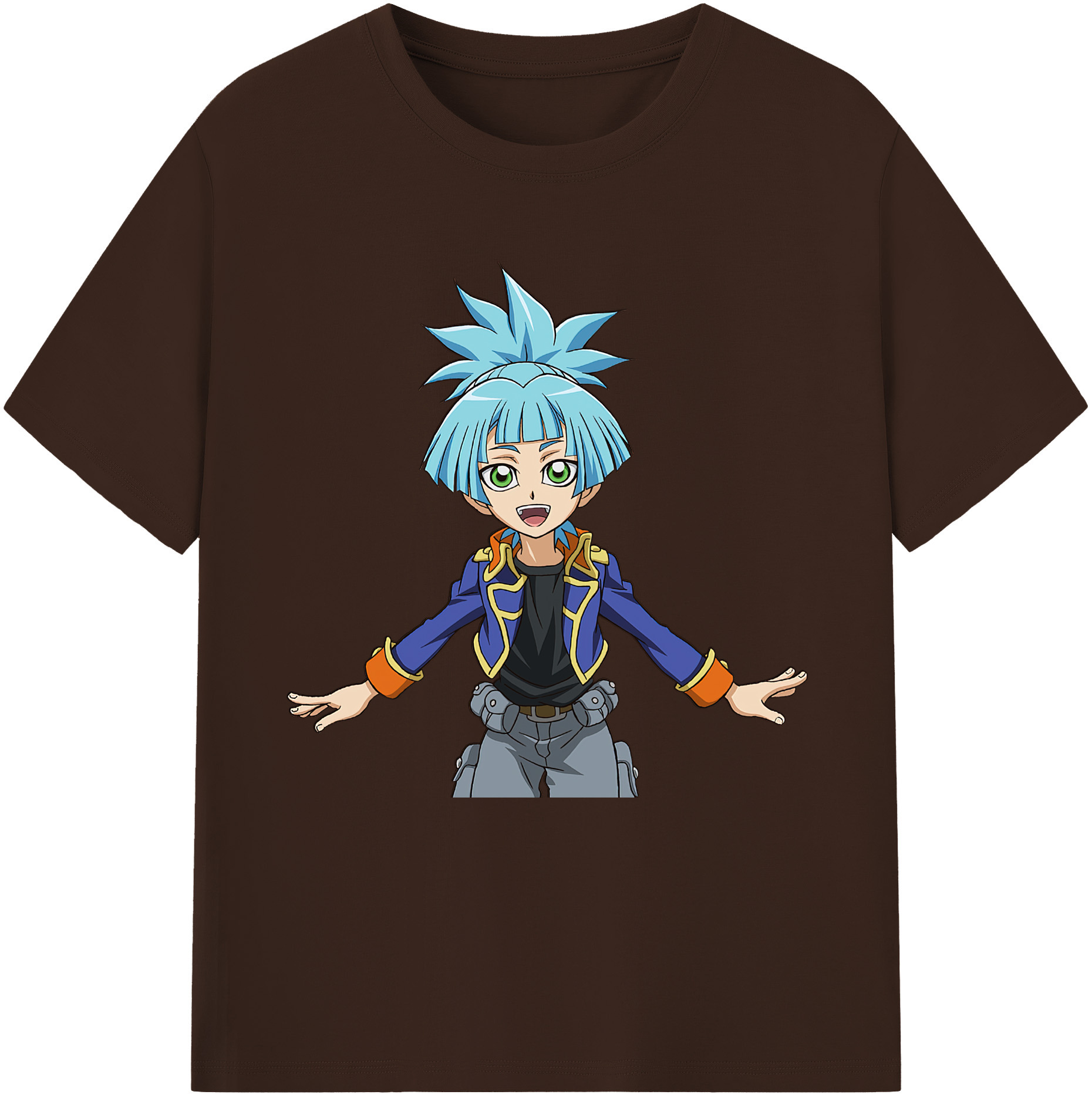 （画像用） 遊☆戯☆王 Yu-Gi-Oh! 綿100％半袖Tシャツ（フロントプリント）