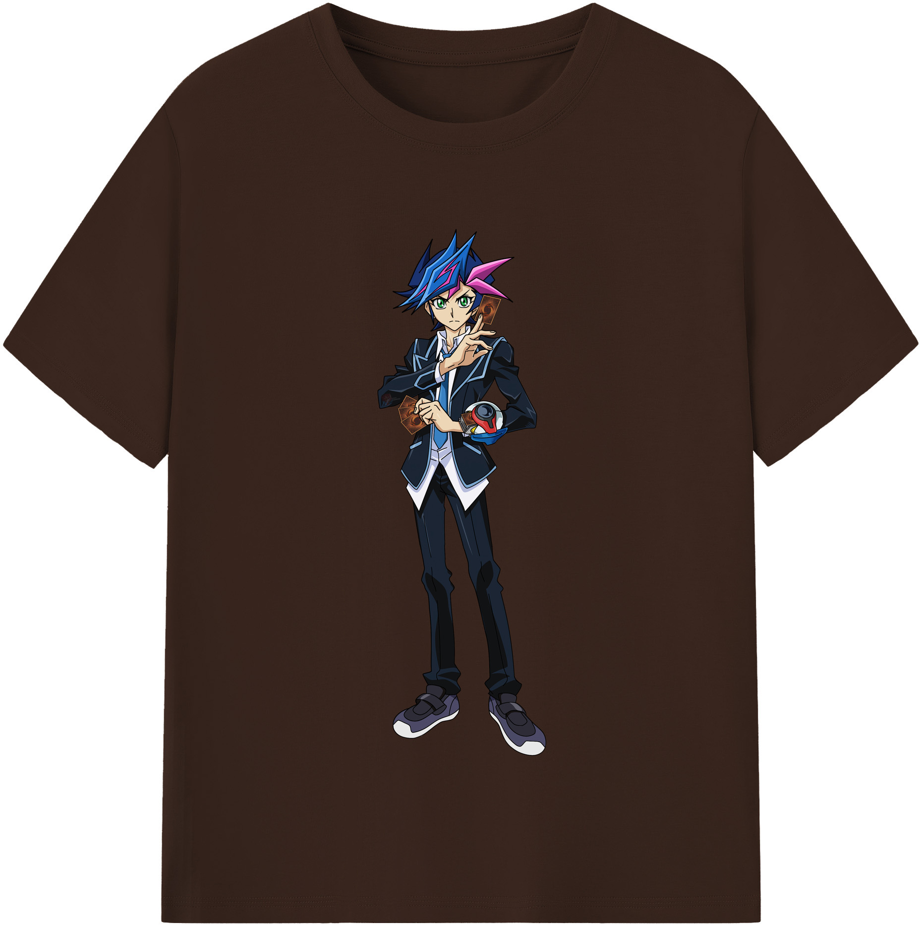 （画像用） 遊☆戯☆王 Yu-Gi-Oh! 綿100％半袖Tシャツ（フロントプリント）