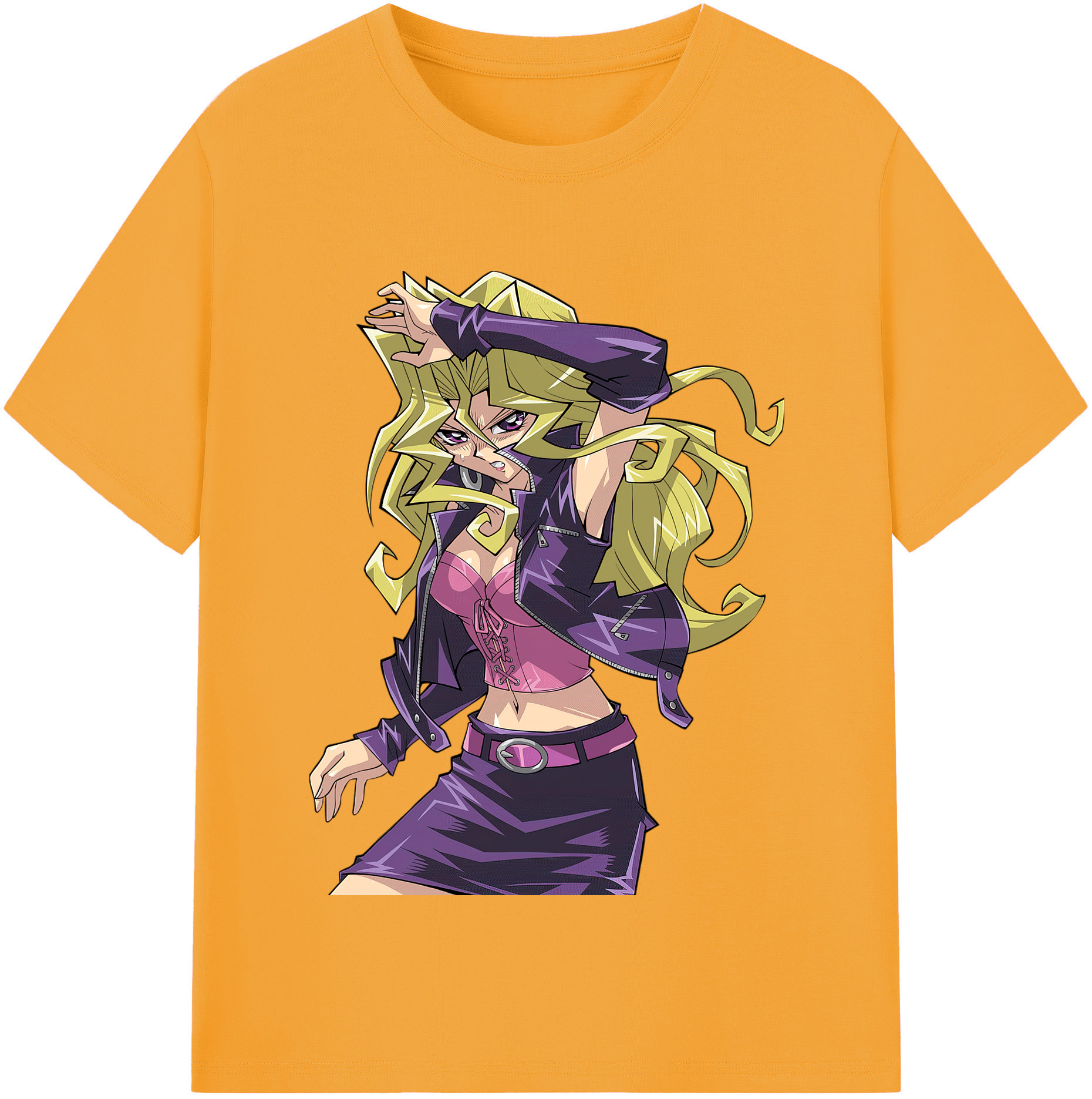 （画像用） 遊☆戯☆王 Yu-Gi-Oh! 綿100％半袖Tシャツ（フロントプリント）
