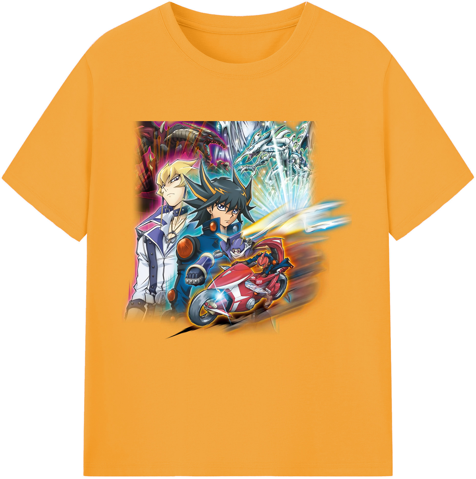 （画像用） 遊☆戯☆王 Yu-Gi-Oh! 綿100％半袖Tシャツ（フロントプリント）