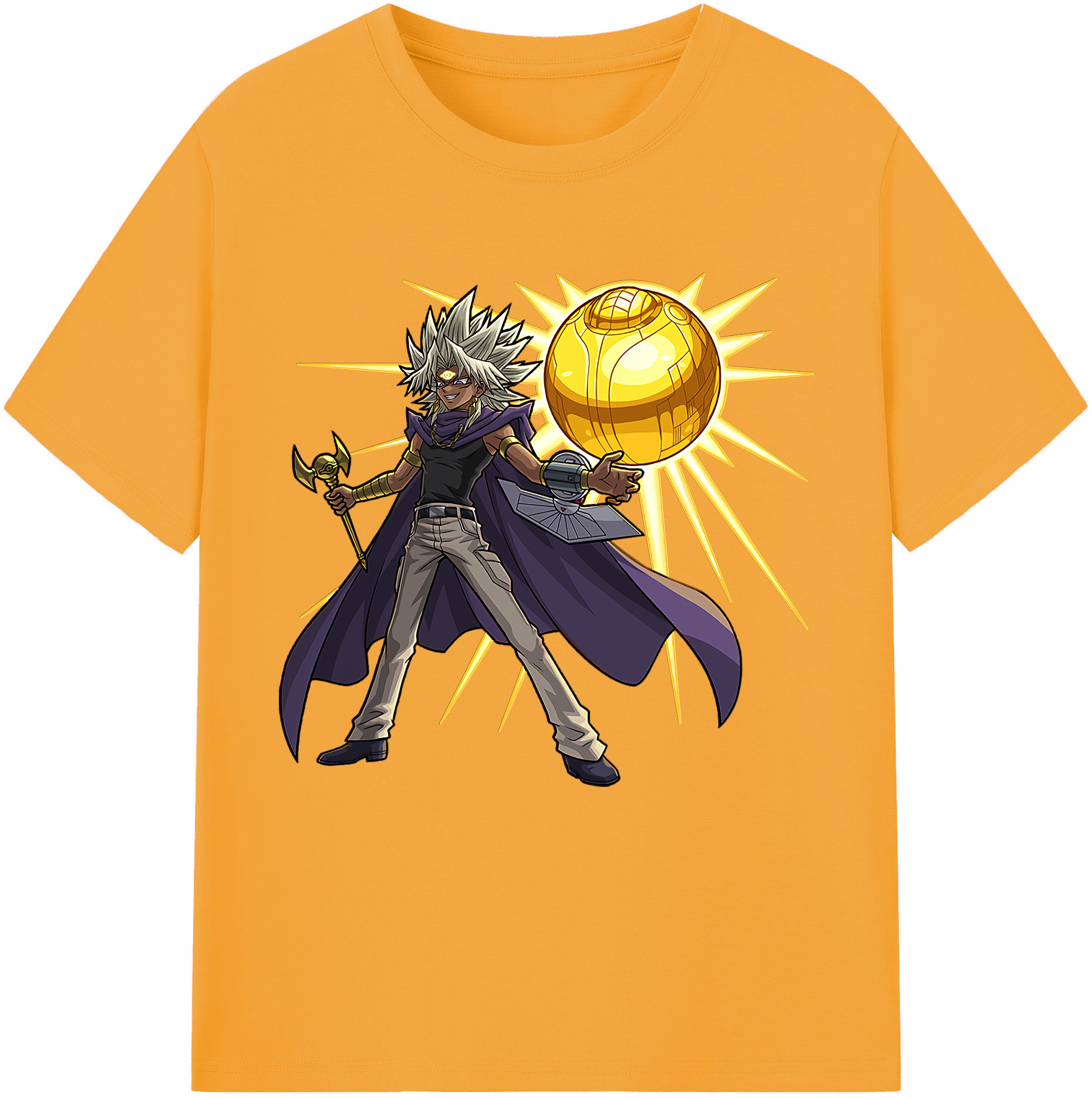 （画像用） 遊☆戯☆王 Yu-Gi-Oh! 綿100％半袖Tシャツ（フロントプリント）