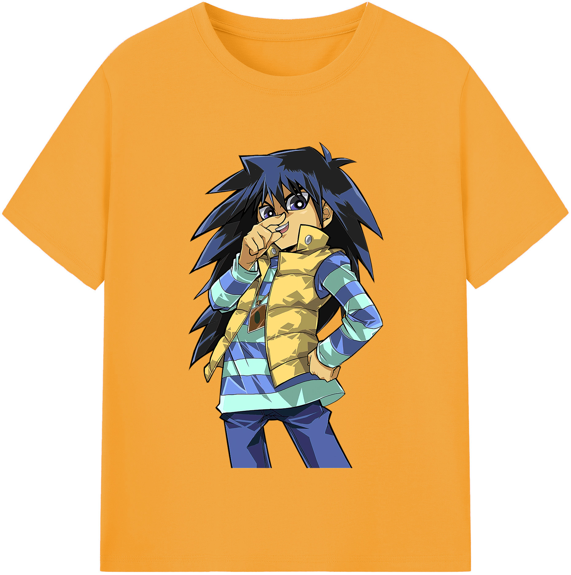 （画像用） 遊☆戯☆王 Yu-Gi-Oh! 綿100％半袖Tシャツ（フロントプリント）