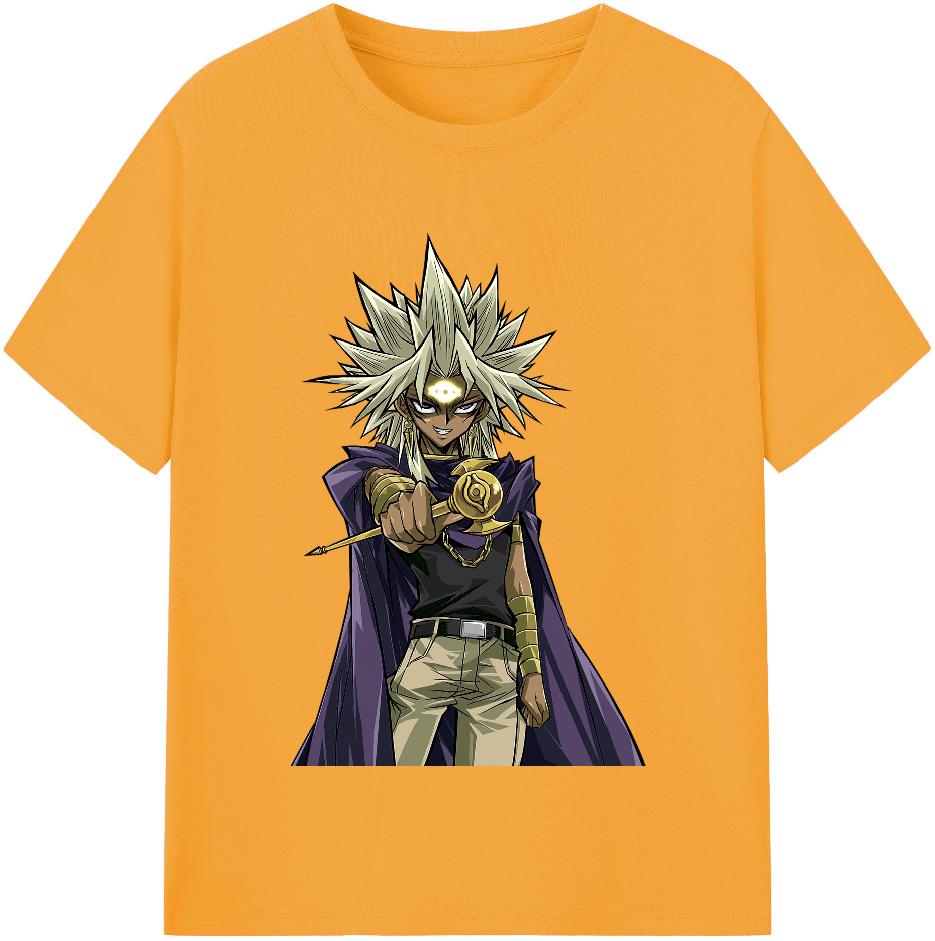 （画像用） 遊☆戯☆王 Yu-Gi-Oh! 綿100％半袖Tシャツ（フロントプリント）