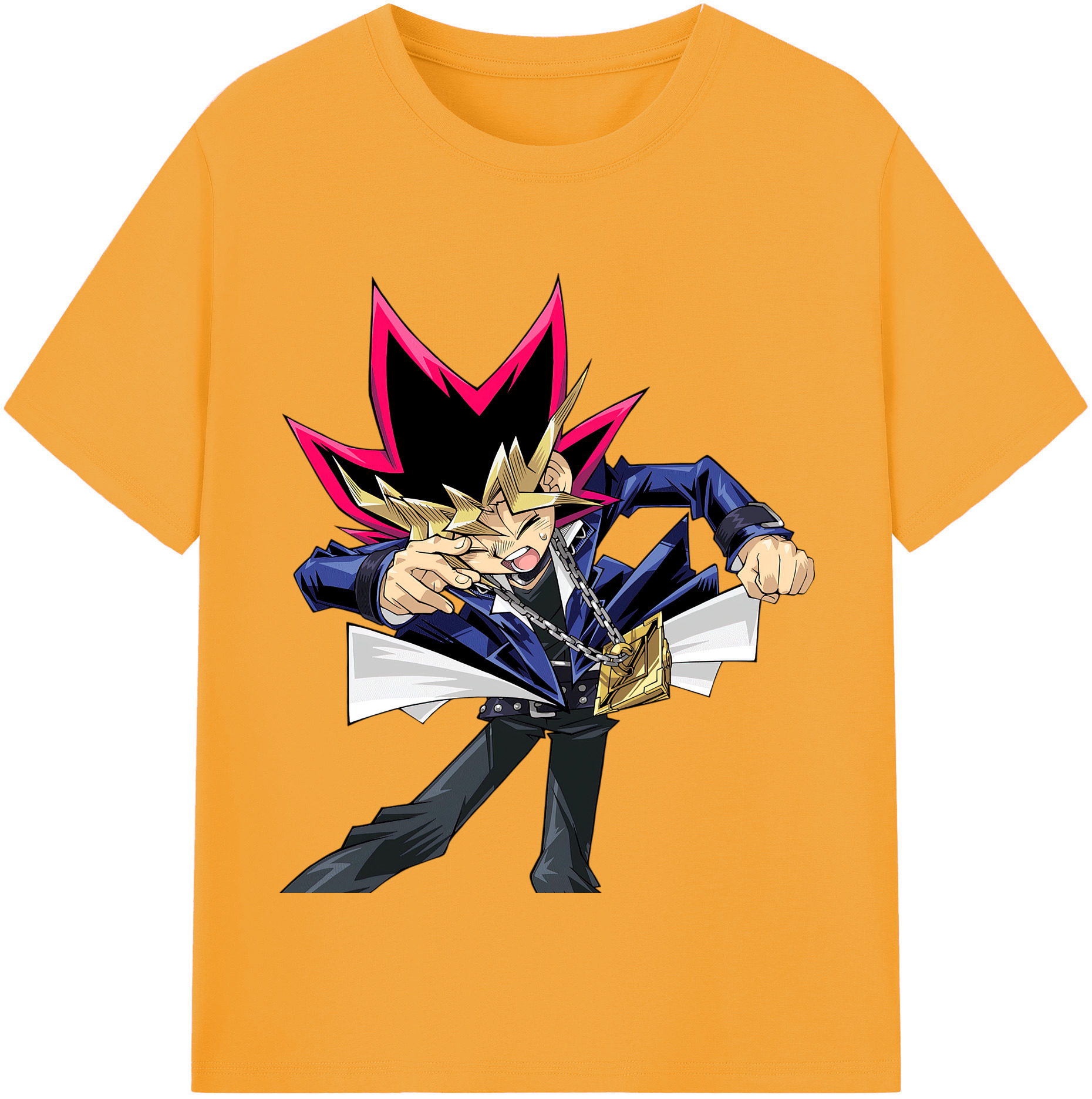 （画像用） 遊☆戯☆王 Yu-Gi-Oh! 綿100％半袖Tシャツ（フロントプリント）