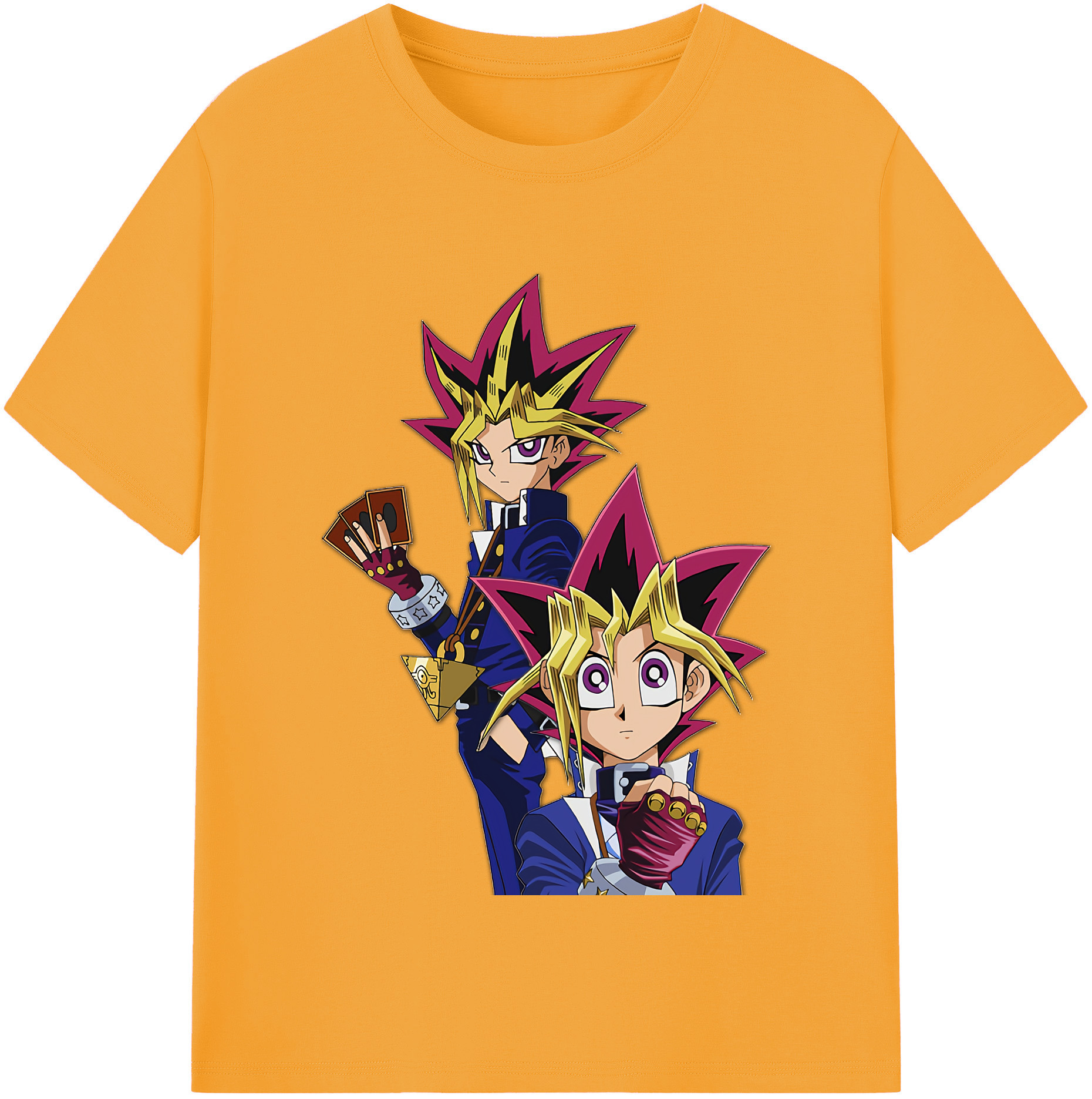 （画像用） 遊☆戯☆王 Yu-Gi-Oh! 綿100％半袖Tシャツ（フロントプリント）