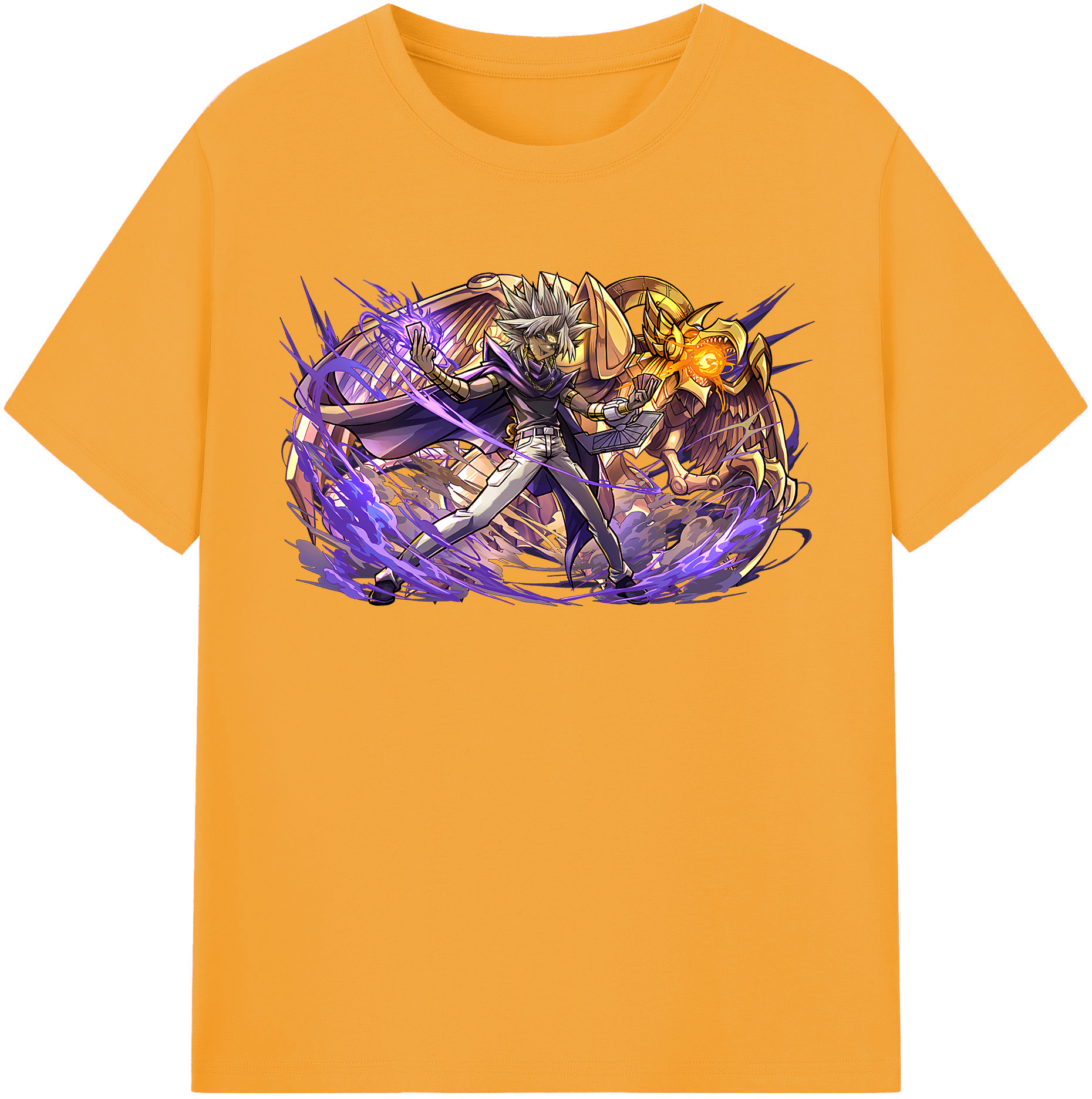 （画像用） 遊☆戯☆王 Yu-Gi-Oh! 綿100％半袖Tシャツ（フロントプリント）