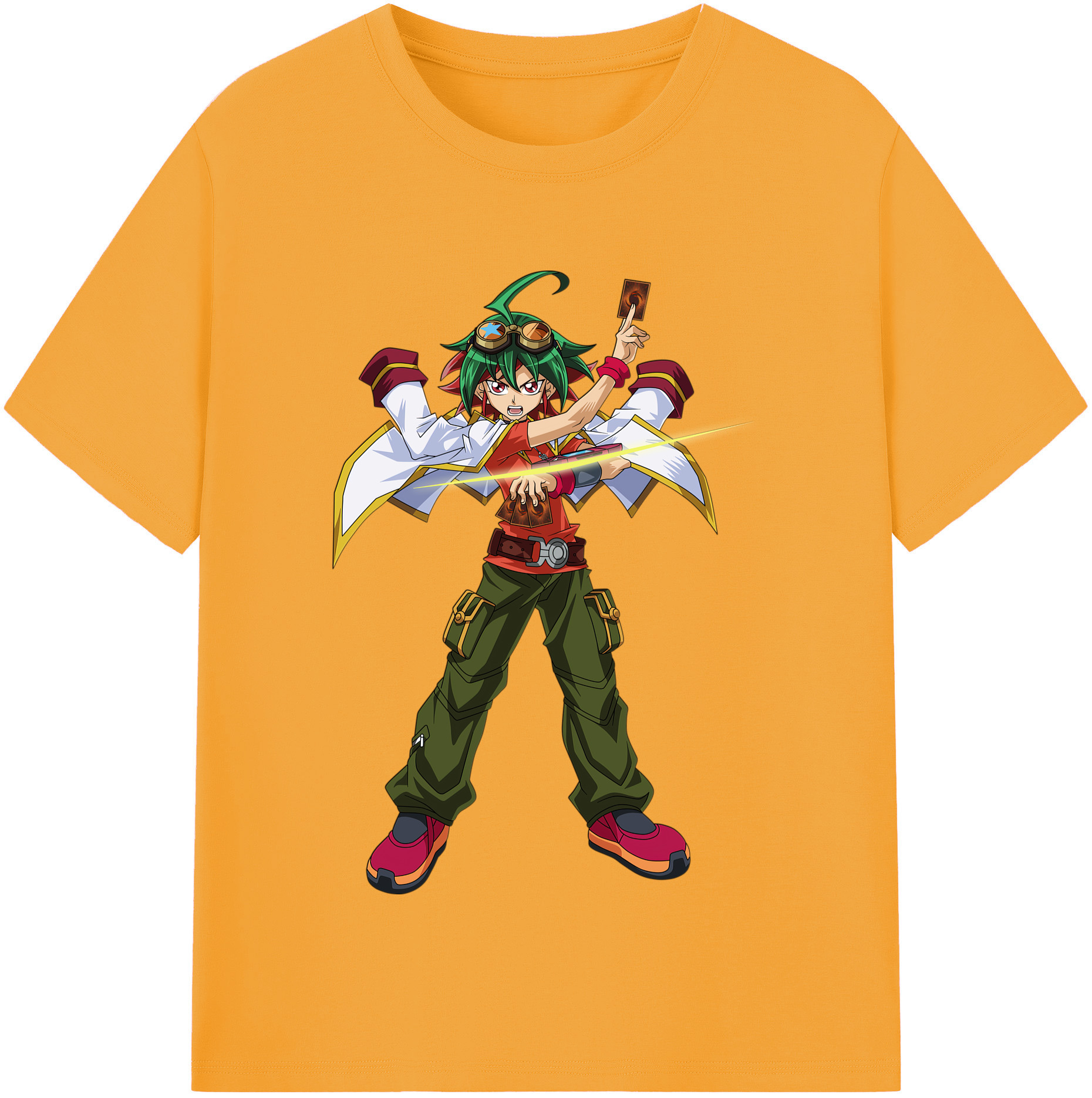 （画像用） 遊☆戯☆王 Yu-Gi-Oh! 綿100％半袖Tシャツ（フロントプリント）