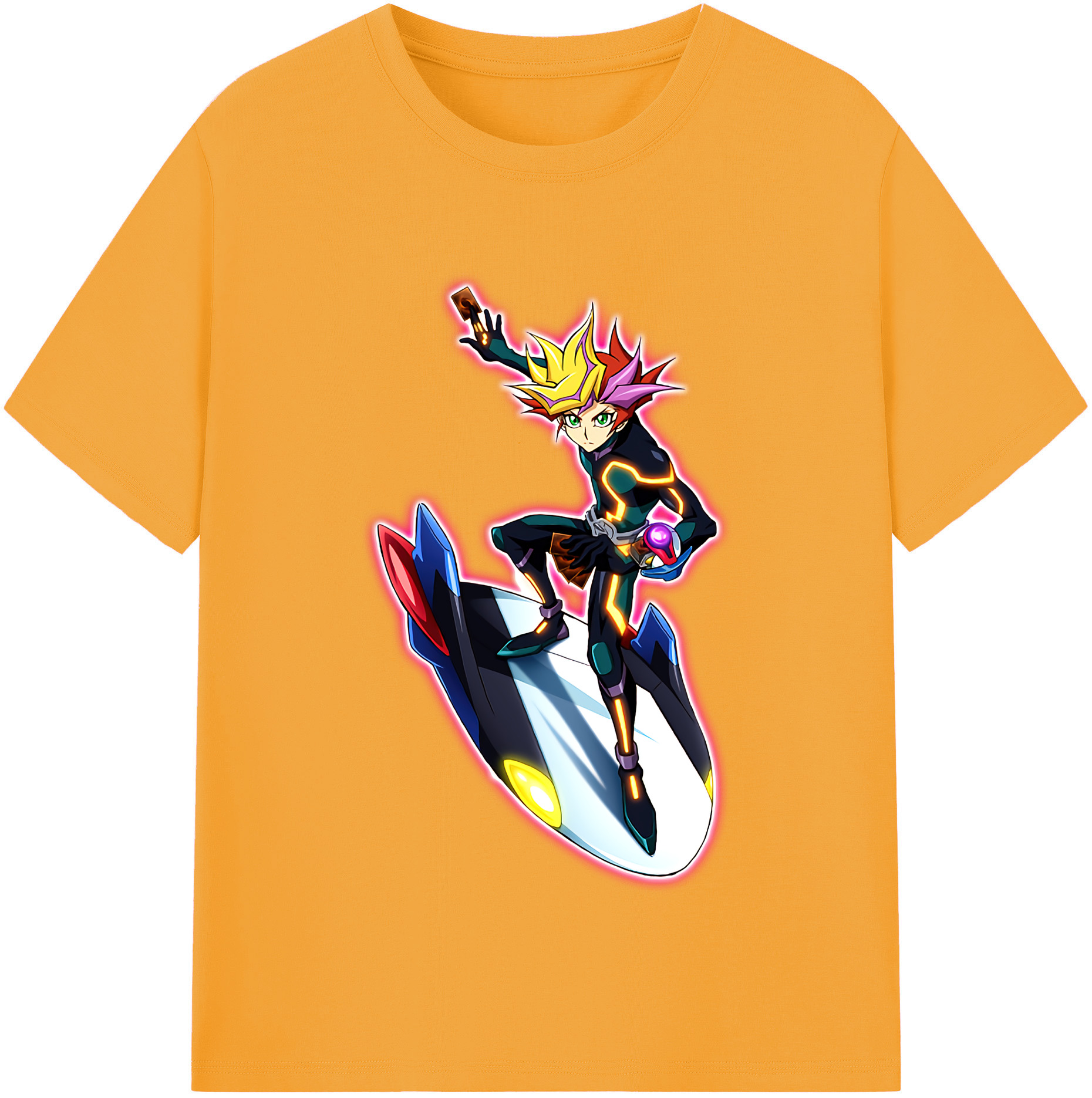 （画像用） 遊☆戯☆王 Yu-Gi-Oh! 綿100％半袖Tシャツ（フロントプリント）