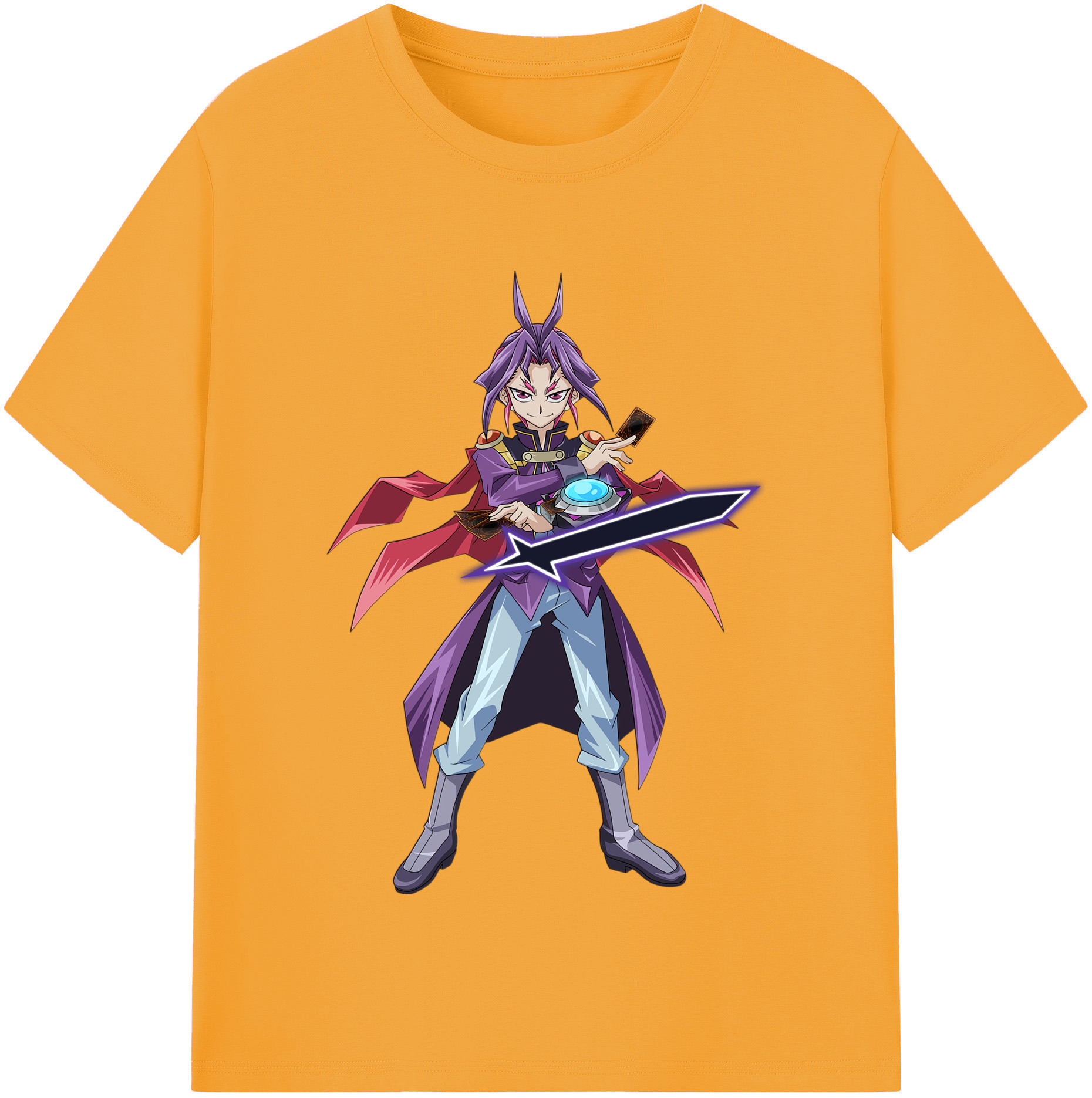（画像用） 遊☆戯☆王 Yu-Gi-Oh! 綿100％半袖Tシャツ（フロントプリント）