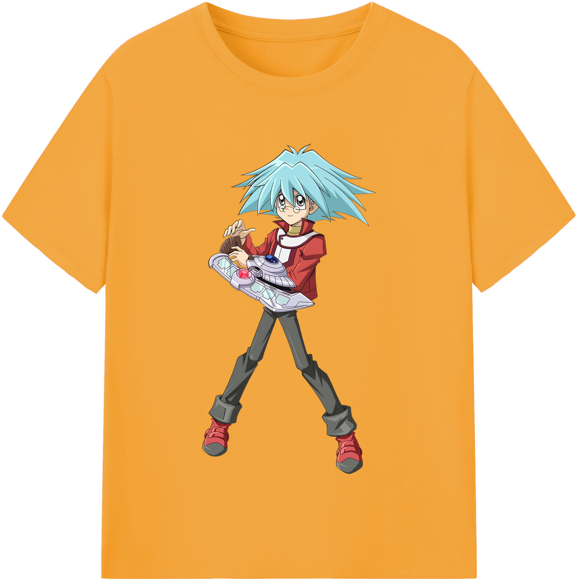 （画像用） 遊☆戯☆王 Yu-Gi-Oh! 綿100％半袖Tシャツ（フロントプリント）