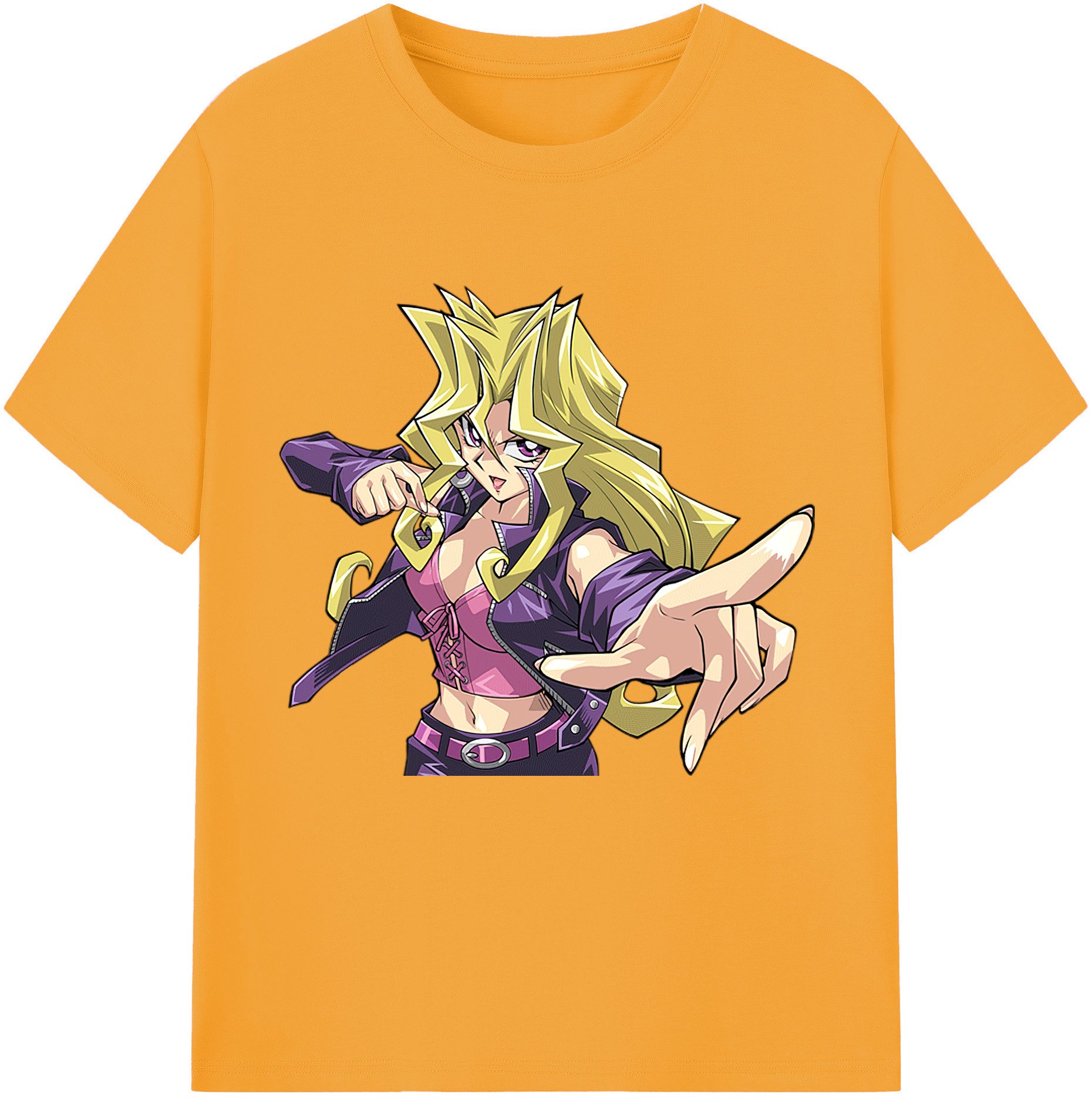 （画像用） 遊☆戯☆王 Yu-Gi-Oh! 綿100％半袖Tシャツ（フロントプリント）