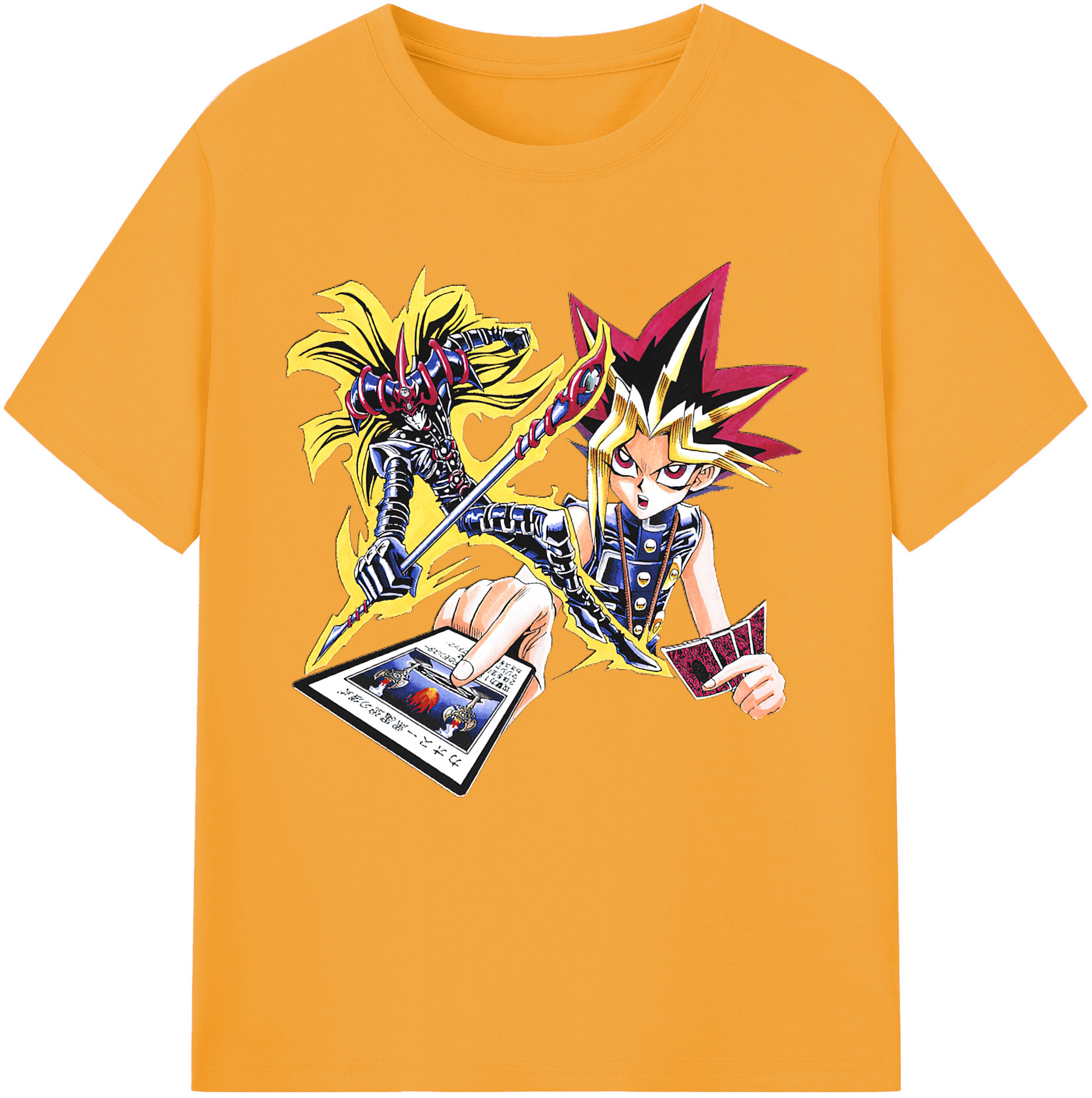 （画像用） 遊☆戯☆王 Yu-Gi-Oh! 綿100％半袖Tシャツ（フロントプリント）