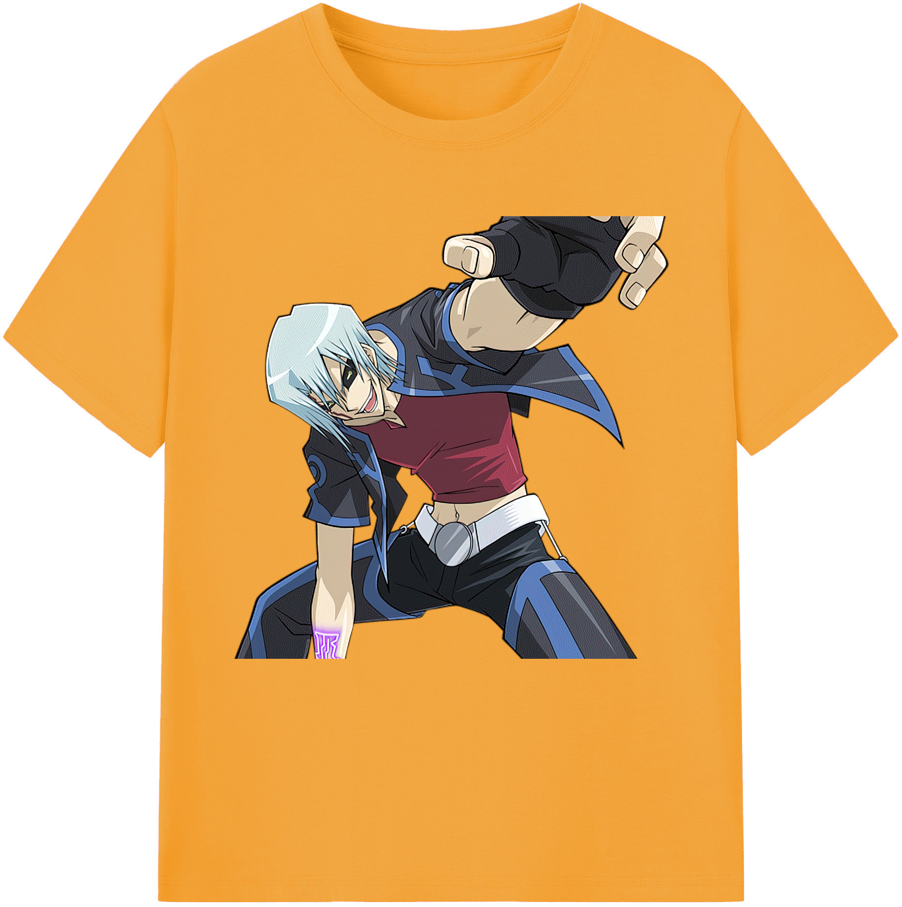 （画像用） 遊☆戯☆王 Yu-Gi-Oh! 綿100％半袖Tシャツ（フロントプリント）