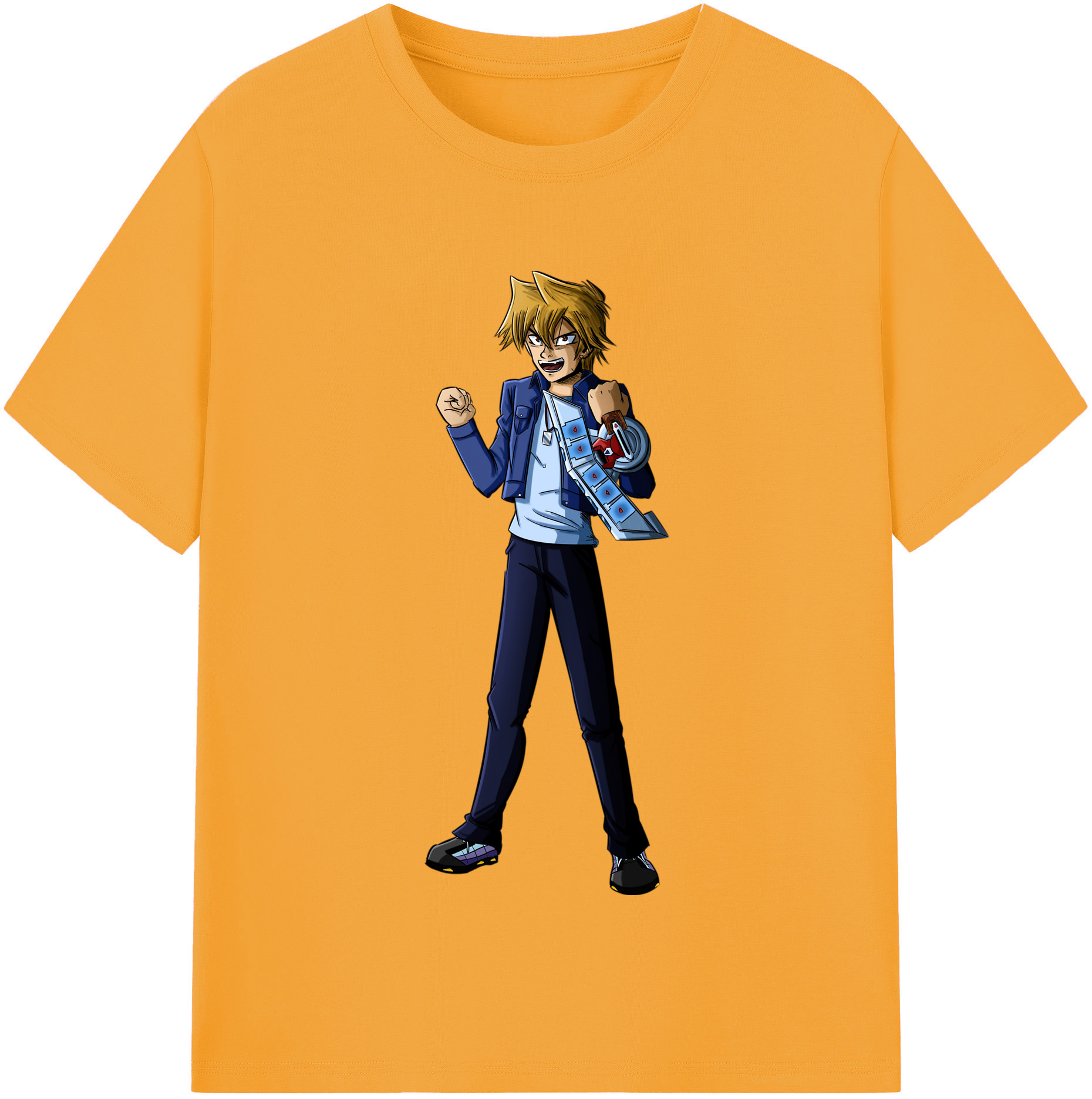 （画像用） 遊☆戯☆王 Yu-Gi-Oh! 綿100％半袖Tシャツ（フロントプリント）