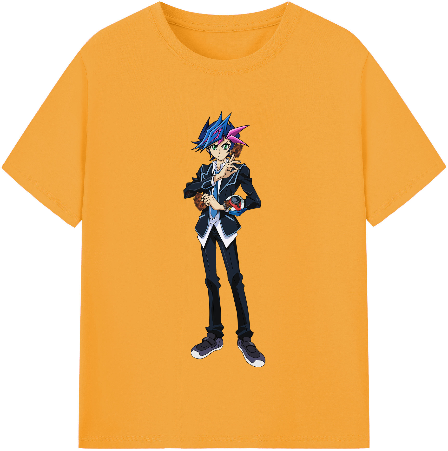 （画像用） 遊☆戯☆王 Yu-Gi-Oh! 綿100％半袖Tシャツ（フロントプリント）