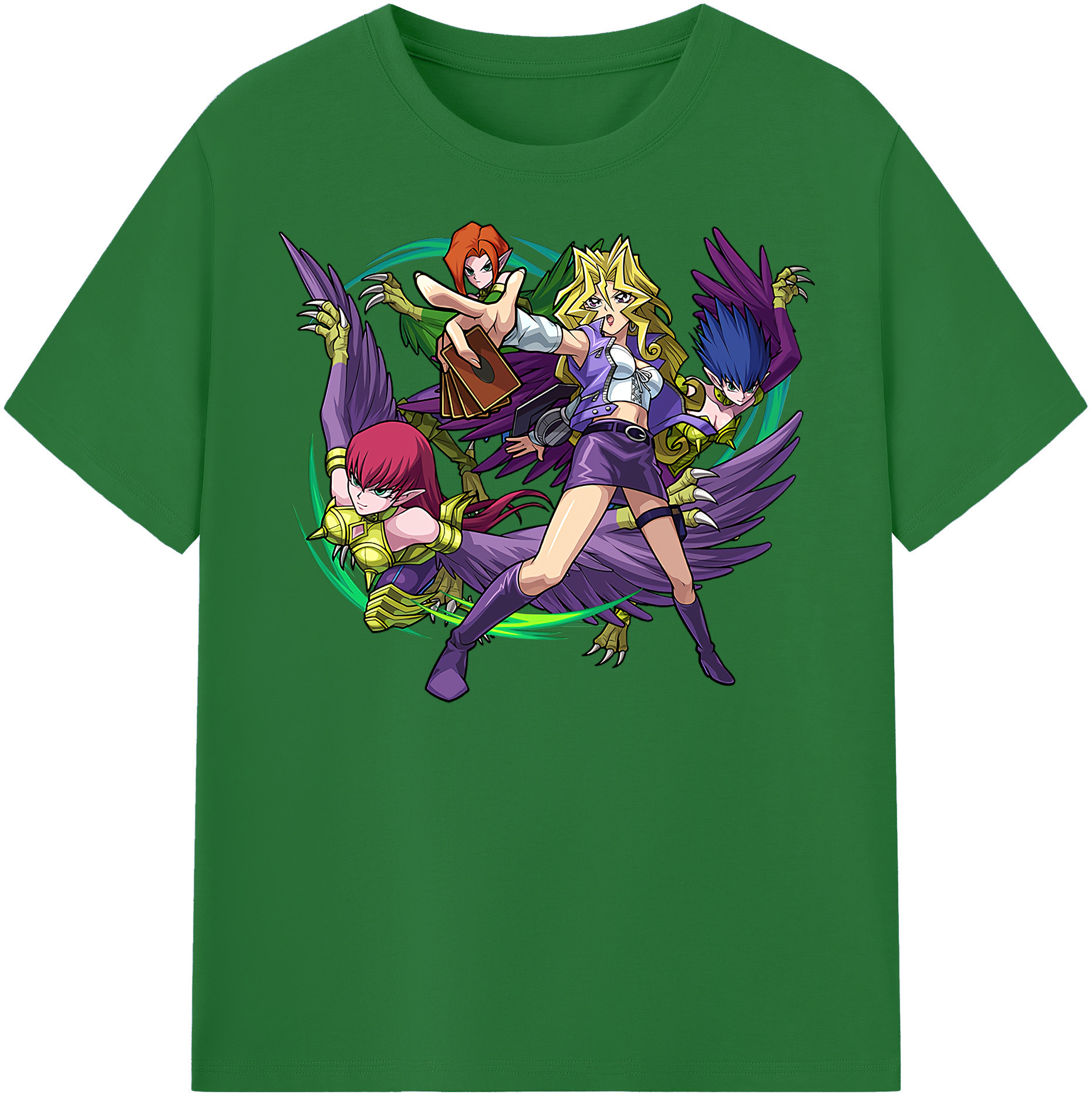 （画像用） 遊☆戯☆王 Yu-Gi-Oh! 綿100％半袖Tシャツ（フロントプリント）