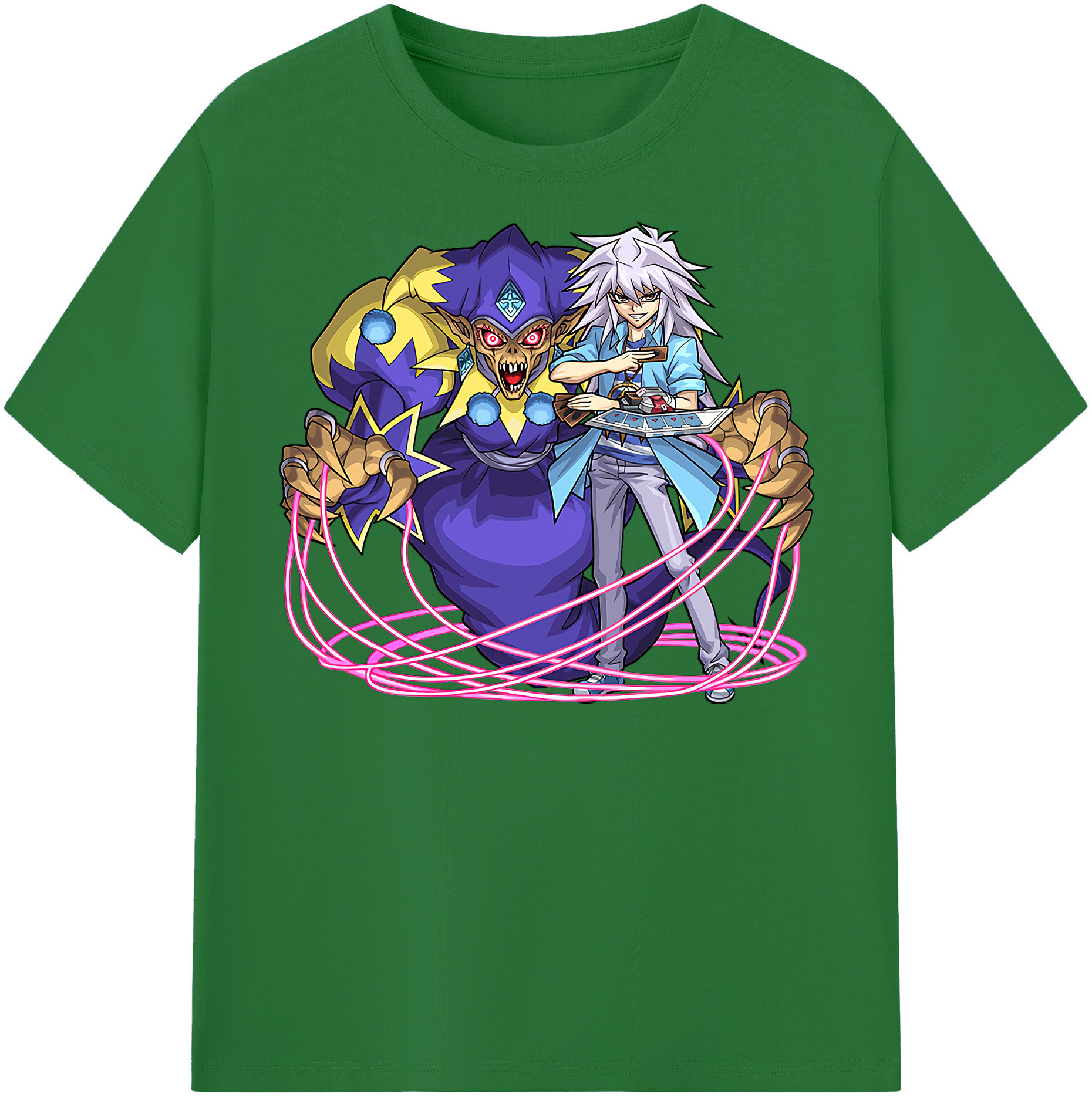 （画像用） 遊☆戯☆王 Yu-Gi-Oh! 綿100％半袖Tシャツ（フロントプリント）