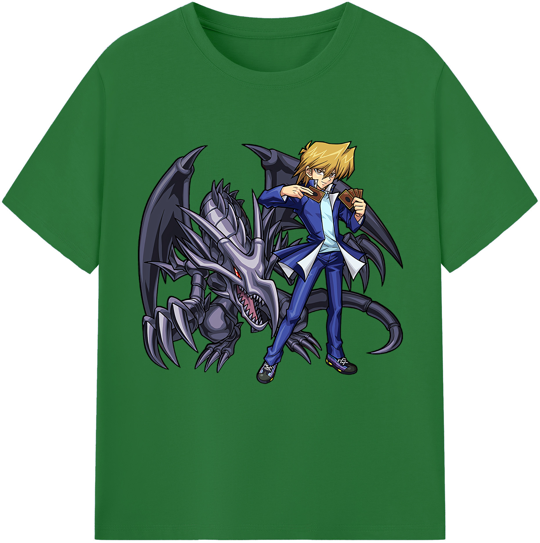 （画像用） 遊☆戯☆王 Yu-Gi-Oh! 綿100％半袖Tシャツ（フロントプリント）