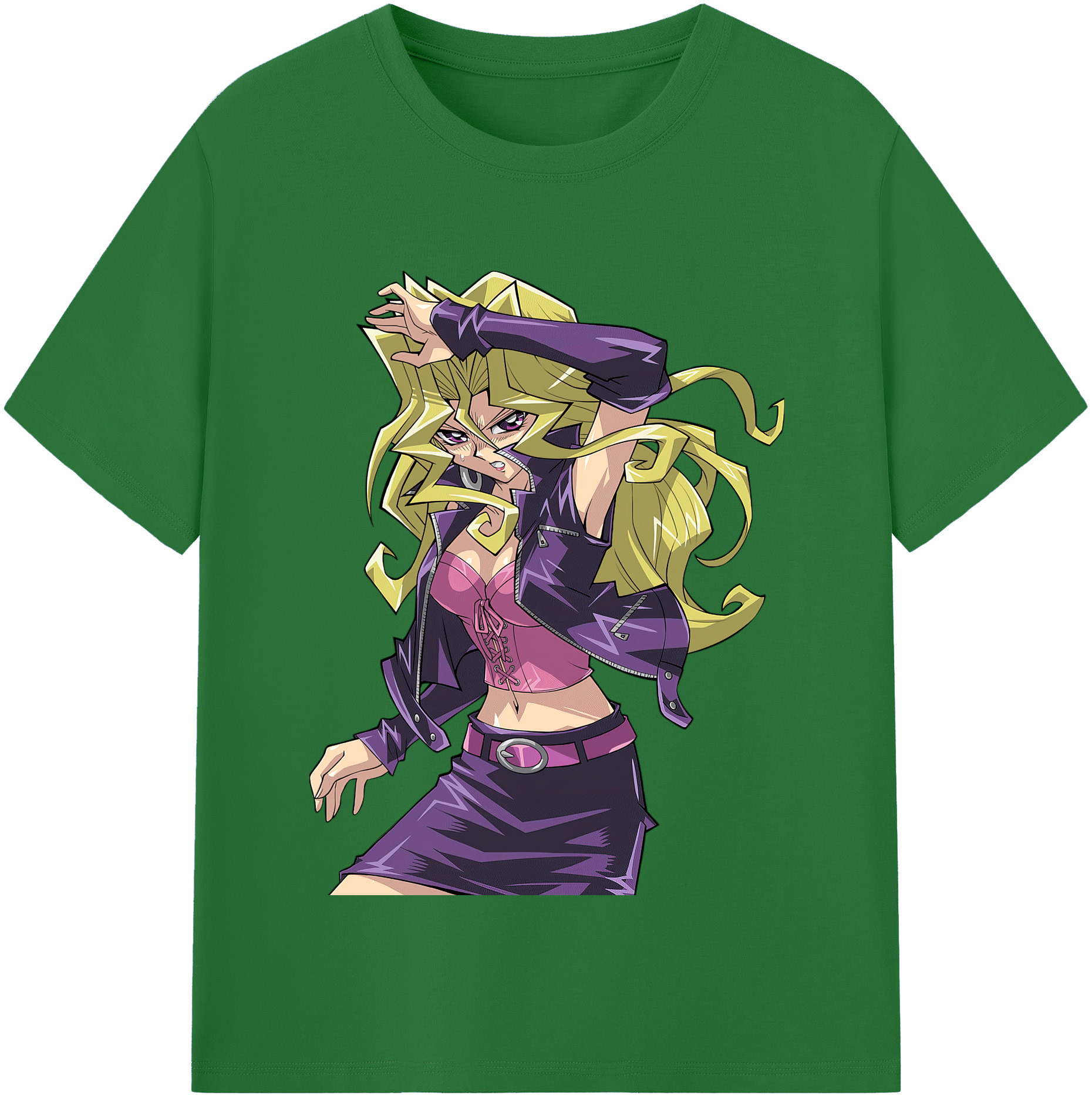 （画像用） 遊☆戯☆王 Yu-Gi-Oh! 綿100％半袖Tシャツ（フロントプリント）