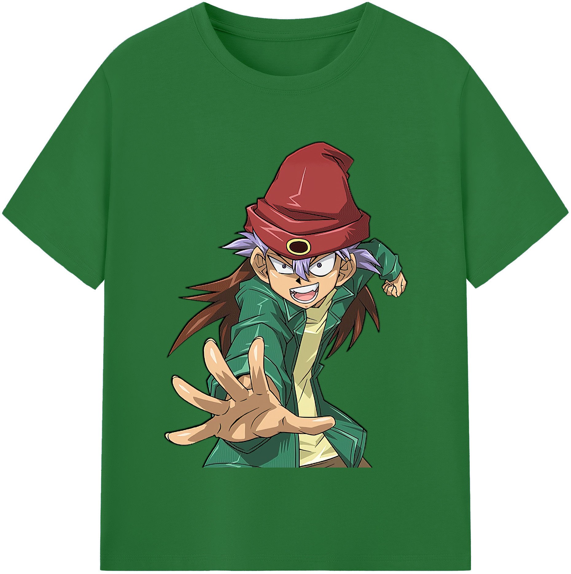 （画像用） 遊☆戯☆王 Yu-Gi-Oh! 綿100％半袖Tシャツ（フロントプリント）