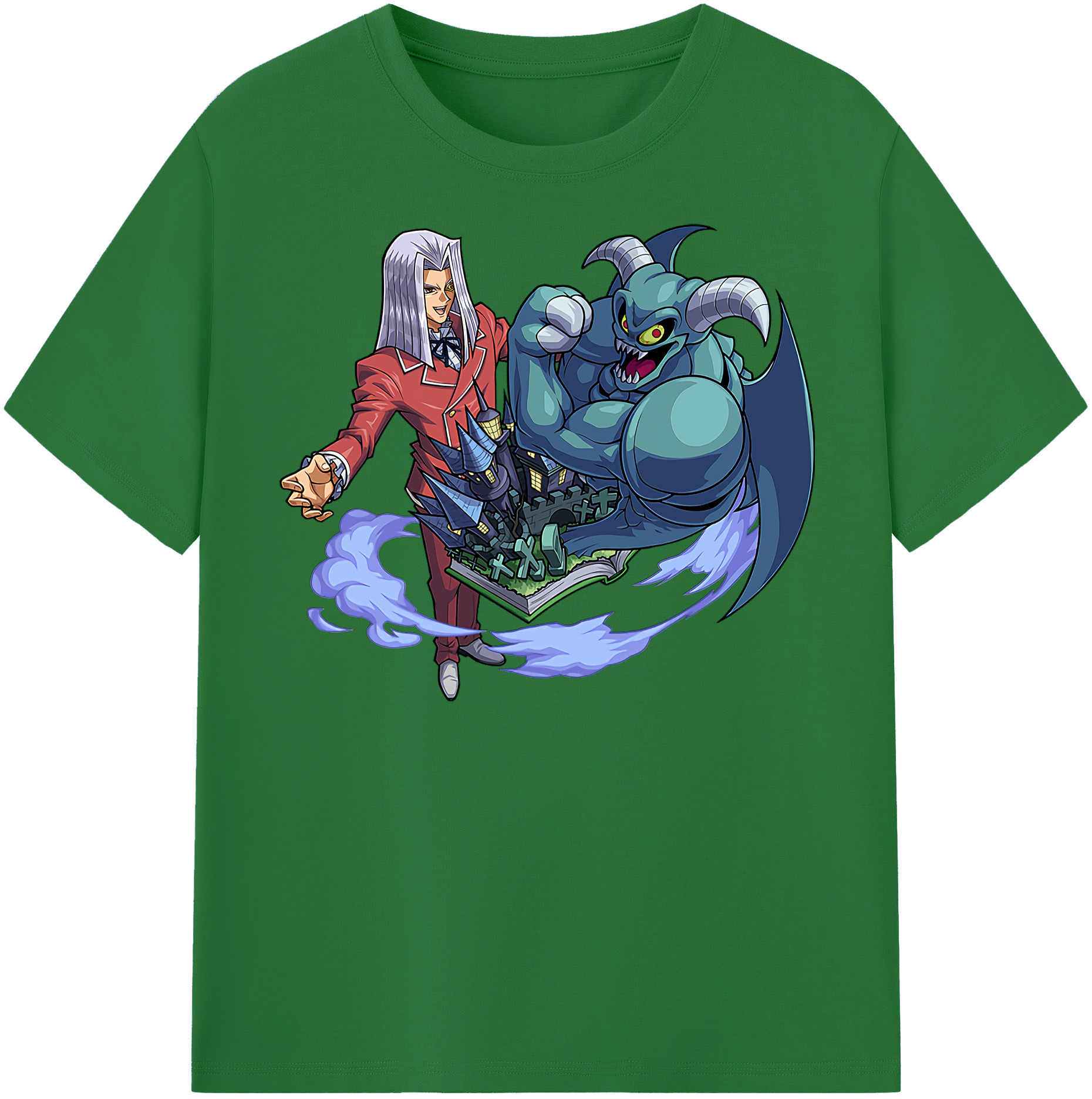 （画像用） 遊☆戯☆王 Yu-Gi-Oh! 綿100％半袖Tシャツ（フロントプリント）