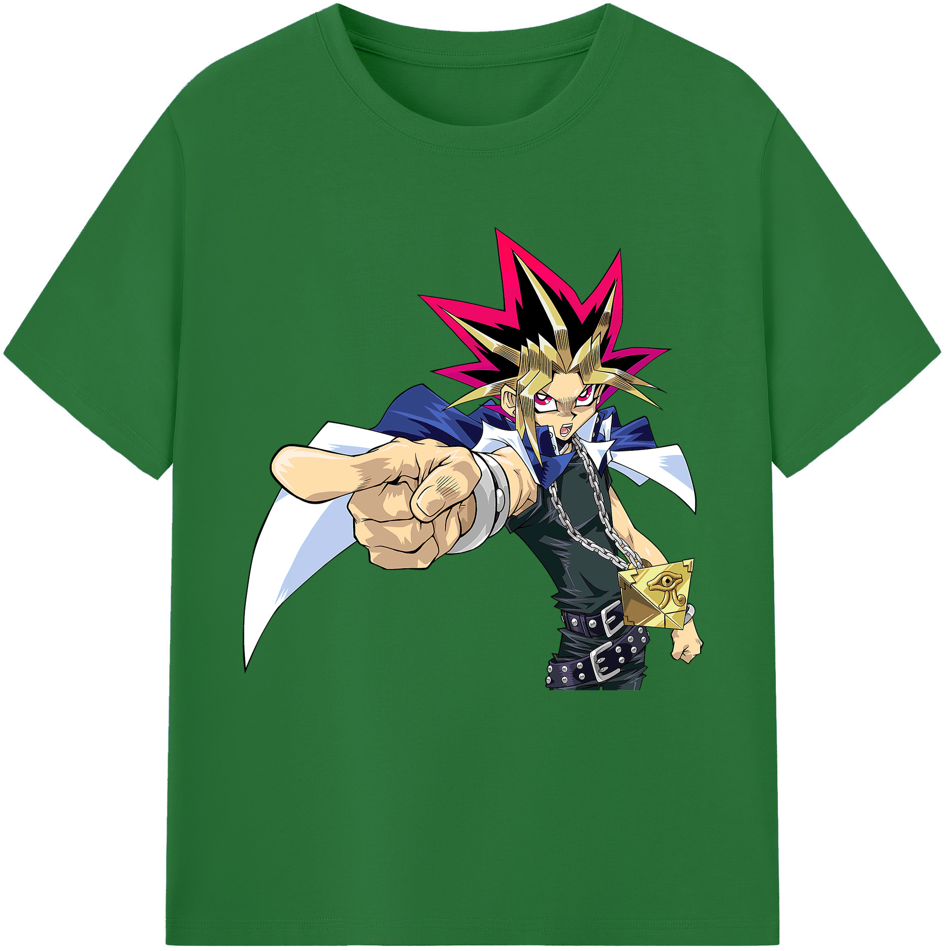 （画像用） 遊☆戯☆王 Yu-Gi-Oh! 綿100％半袖Tシャツ（フロントプリント）