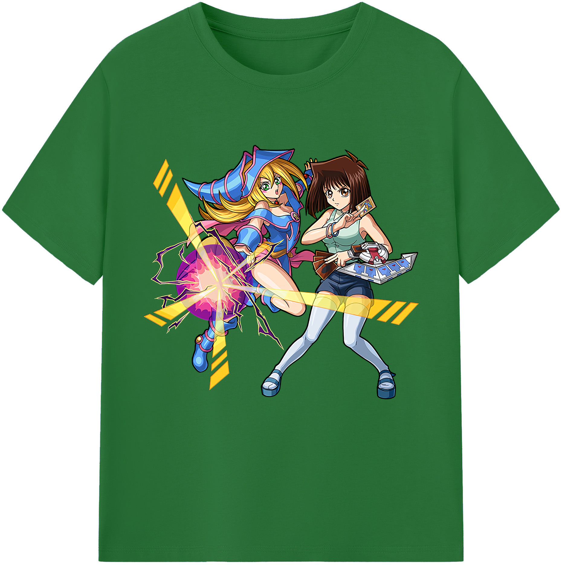 （画像用） 遊☆戯☆王 Yu-Gi-Oh! 綿100％半袖Tシャツ（フロントプリント）