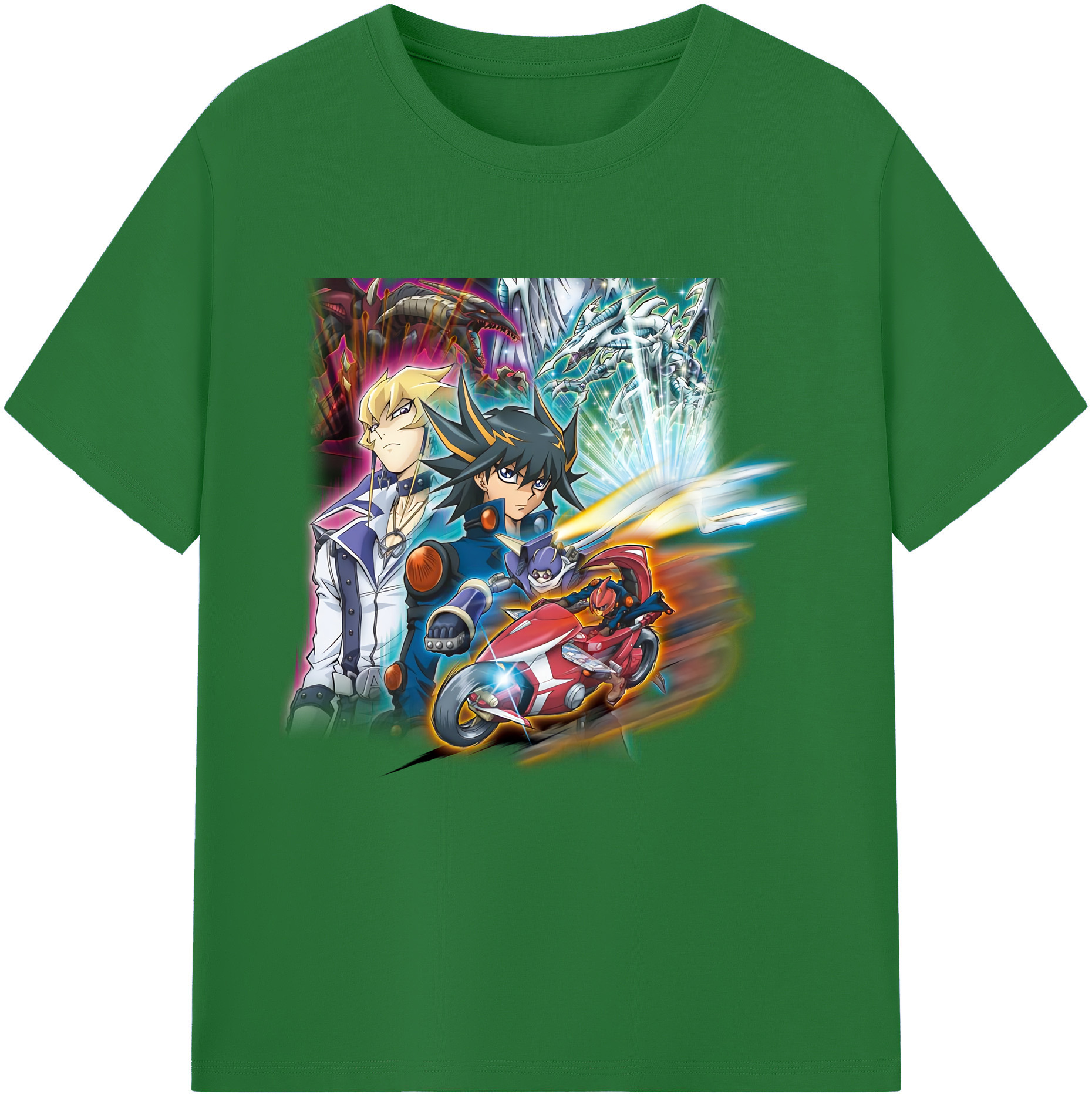 （画像用） 遊☆戯☆王 Yu-Gi-Oh! 綿100％半袖Tシャツ（フロントプリント）