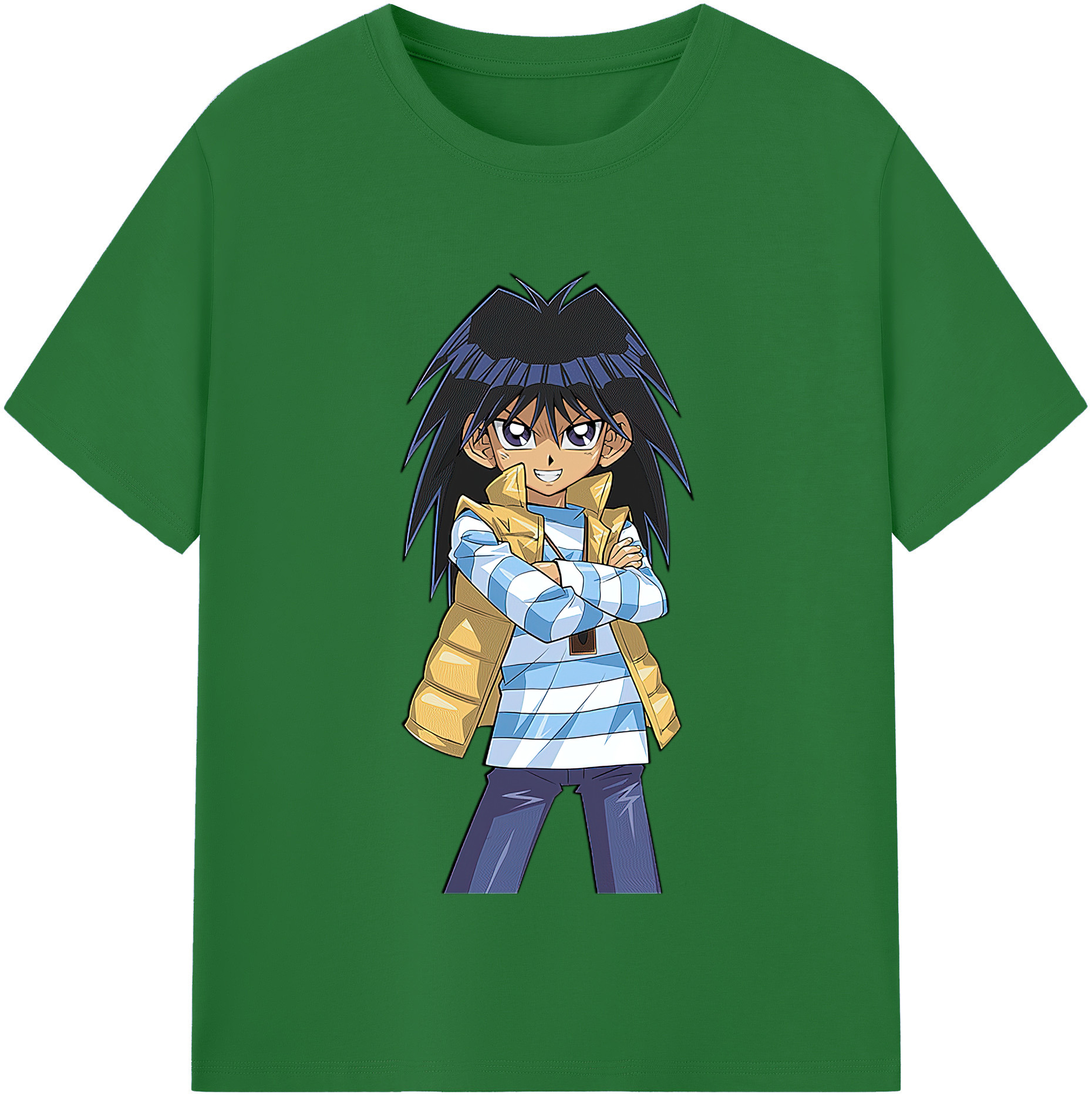 （画像用） 遊☆戯☆王 Yu-Gi-Oh! 綿100％半袖Tシャツ（フロントプリント）