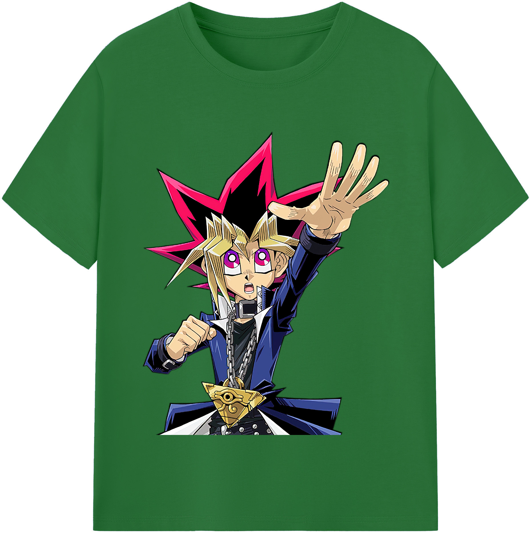 （画像用） 遊☆戯☆王 Yu-Gi-Oh! 綿100％半袖Tシャツ（フロントプリント）