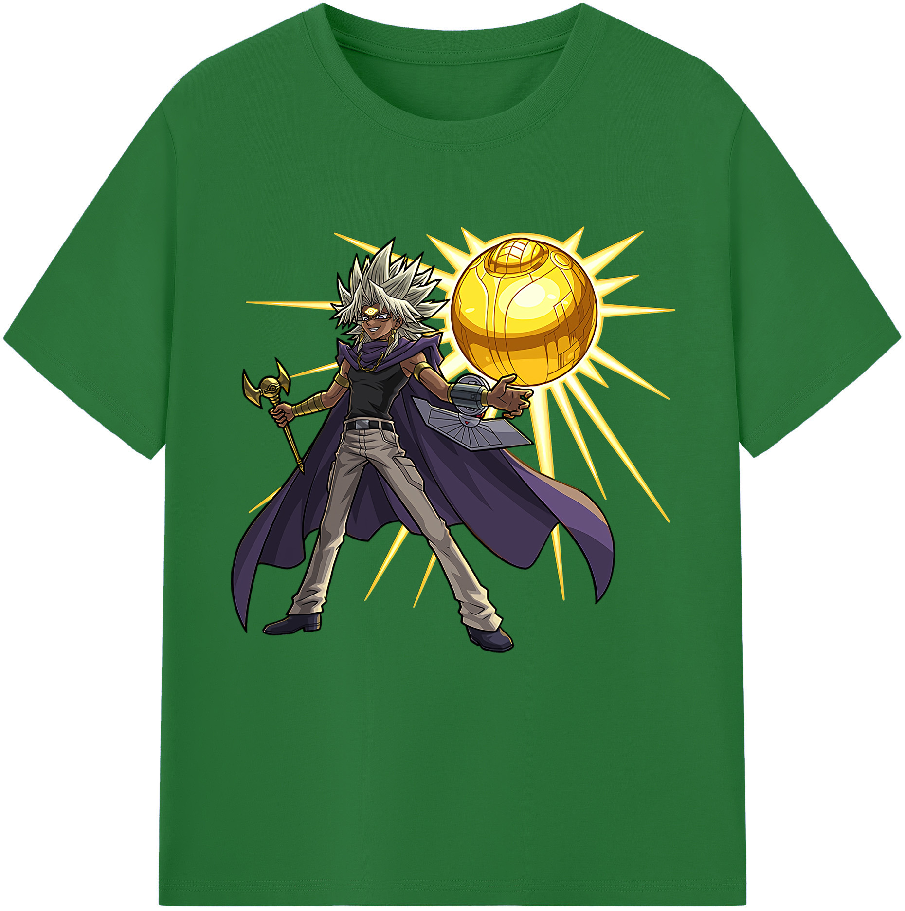 （画像用） 遊☆戯☆王 Yu-Gi-Oh! 綿100％半袖Tシャツ（フロントプリント）