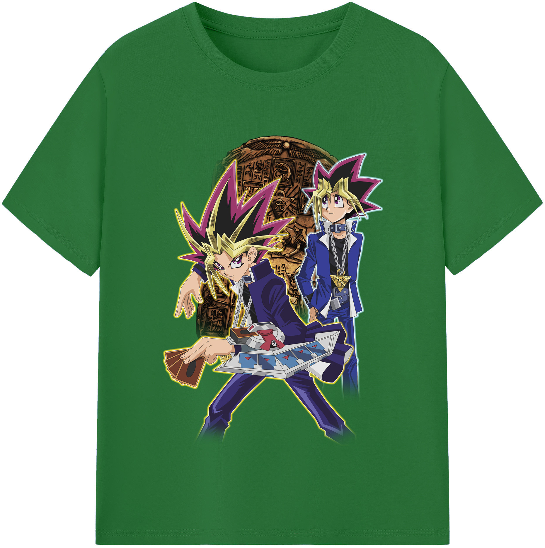 （画像用） 遊☆戯☆王 Yu-Gi-Oh! 綿100％半袖Tシャツ（フロントプリント）