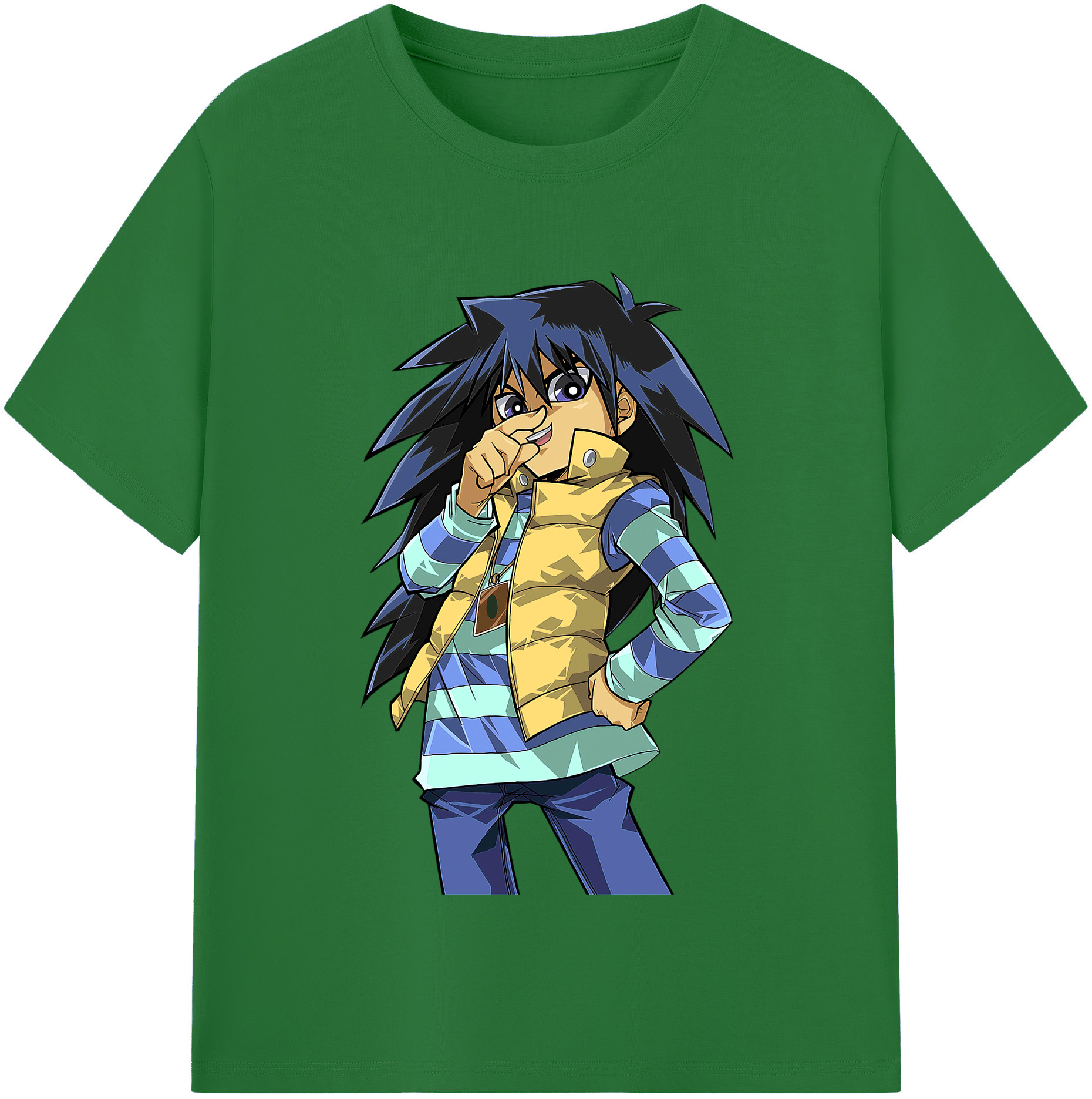 （画像用） 遊☆戯☆王 Yu-Gi-Oh! 綿100％半袖Tシャツ（フロントプリント）