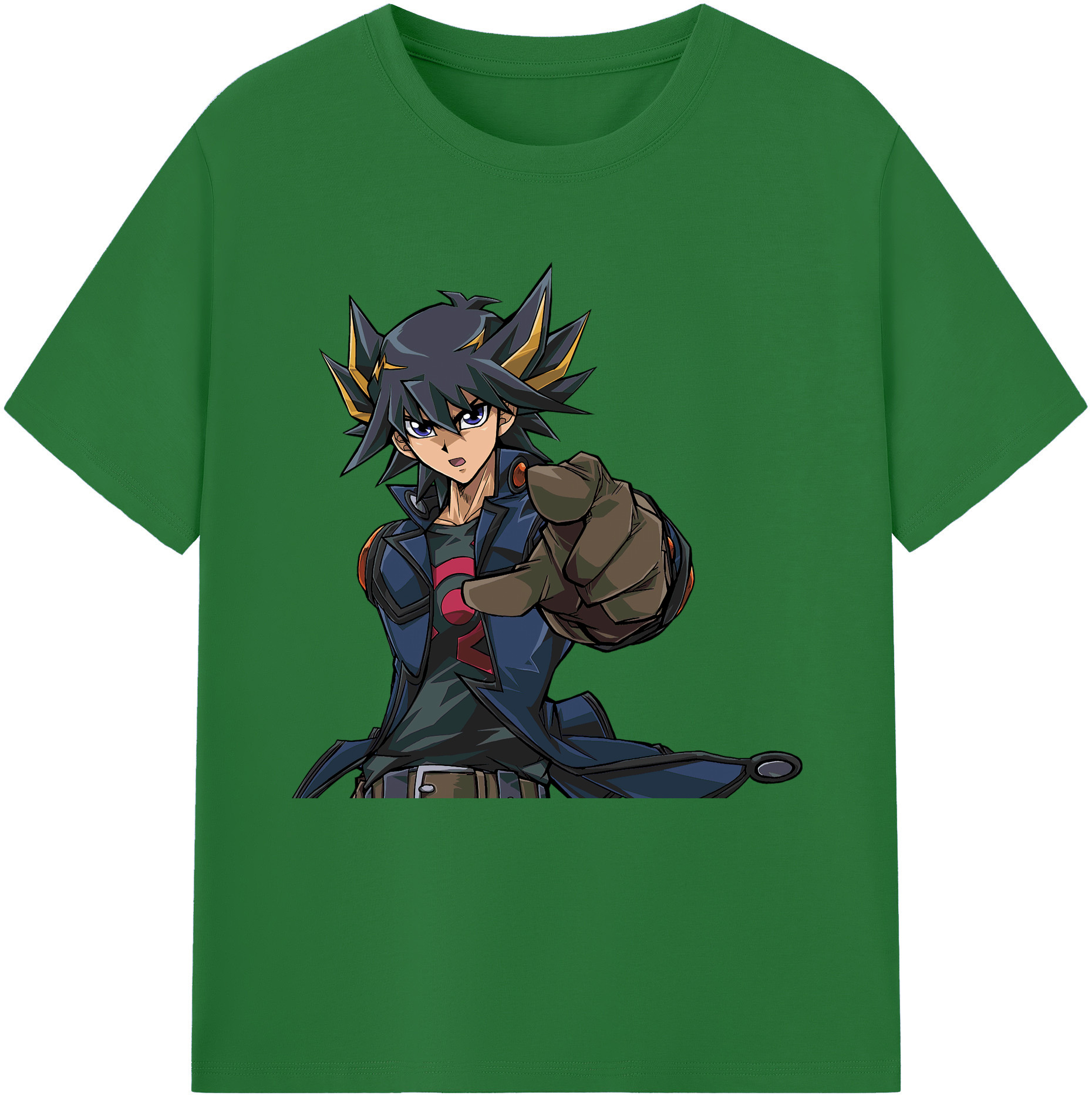（画像用） 遊☆戯☆王 Yu-Gi-Oh! 綿100％半袖Tシャツ（フロントプリント）