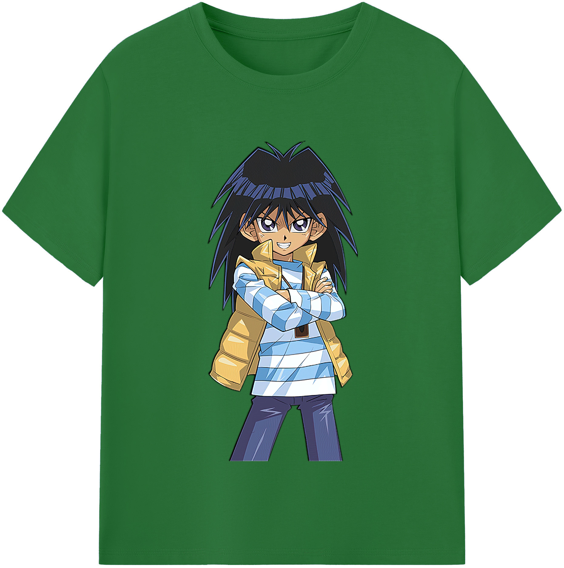 （画像用） 遊☆戯☆王 Yu-Gi-Oh! 綿100％半袖Tシャツ（フロントプリント）