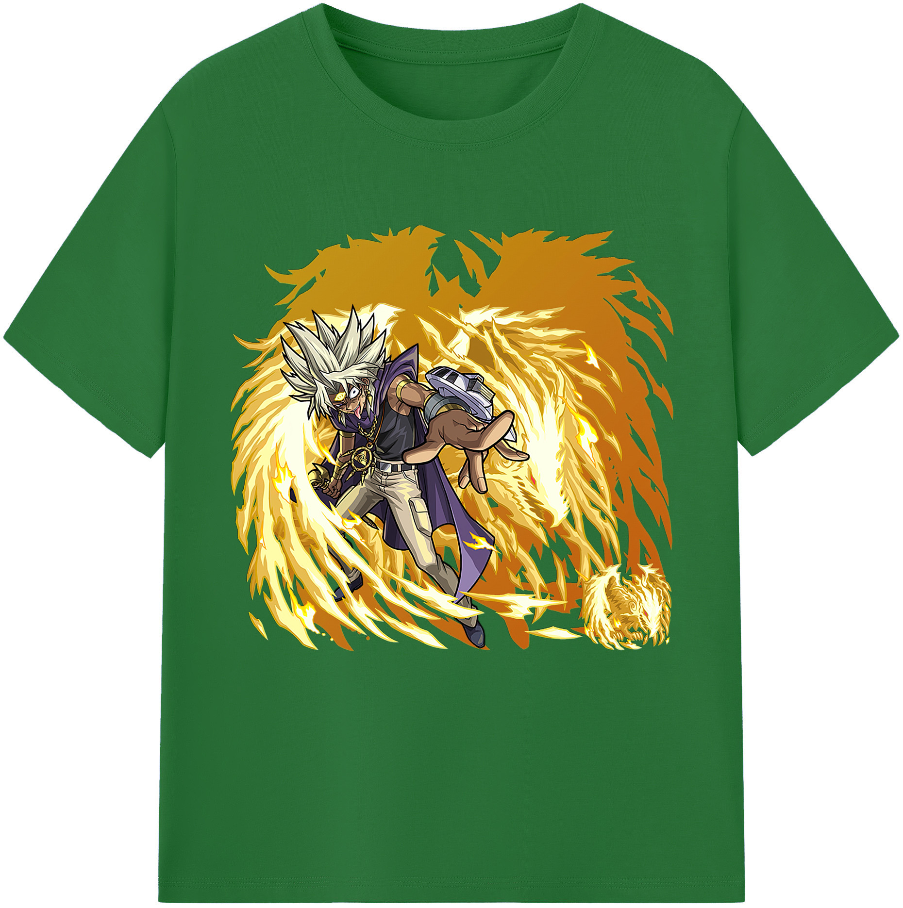 （画像用） 遊☆戯☆王 Yu-Gi-Oh! 綿100％半袖Tシャツ（フロントプリント）