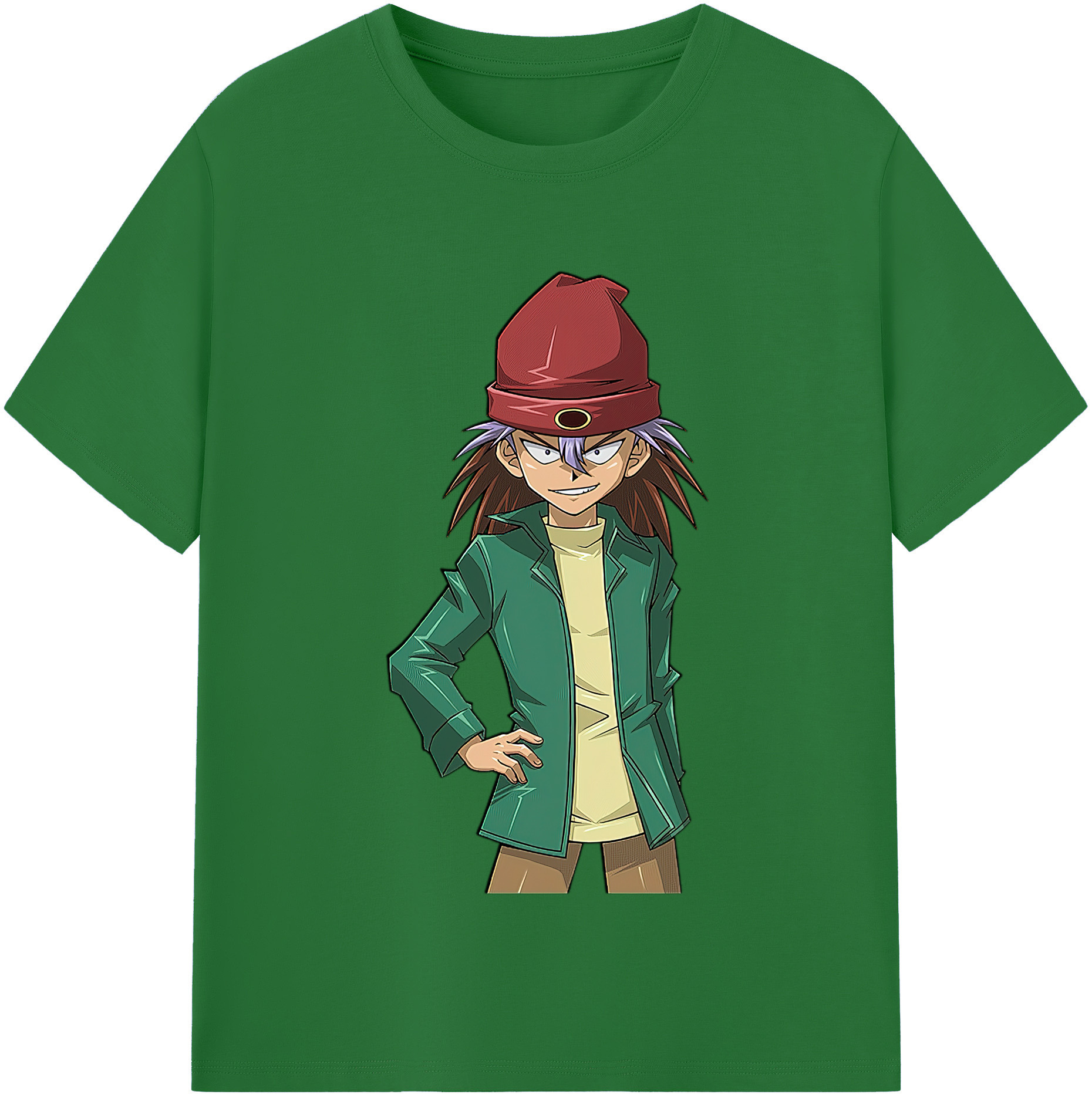（画像用） 遊☆戯☆王 Yu-Gi-Oh! 綿100％半袖Tシャツ（フロントプリント）