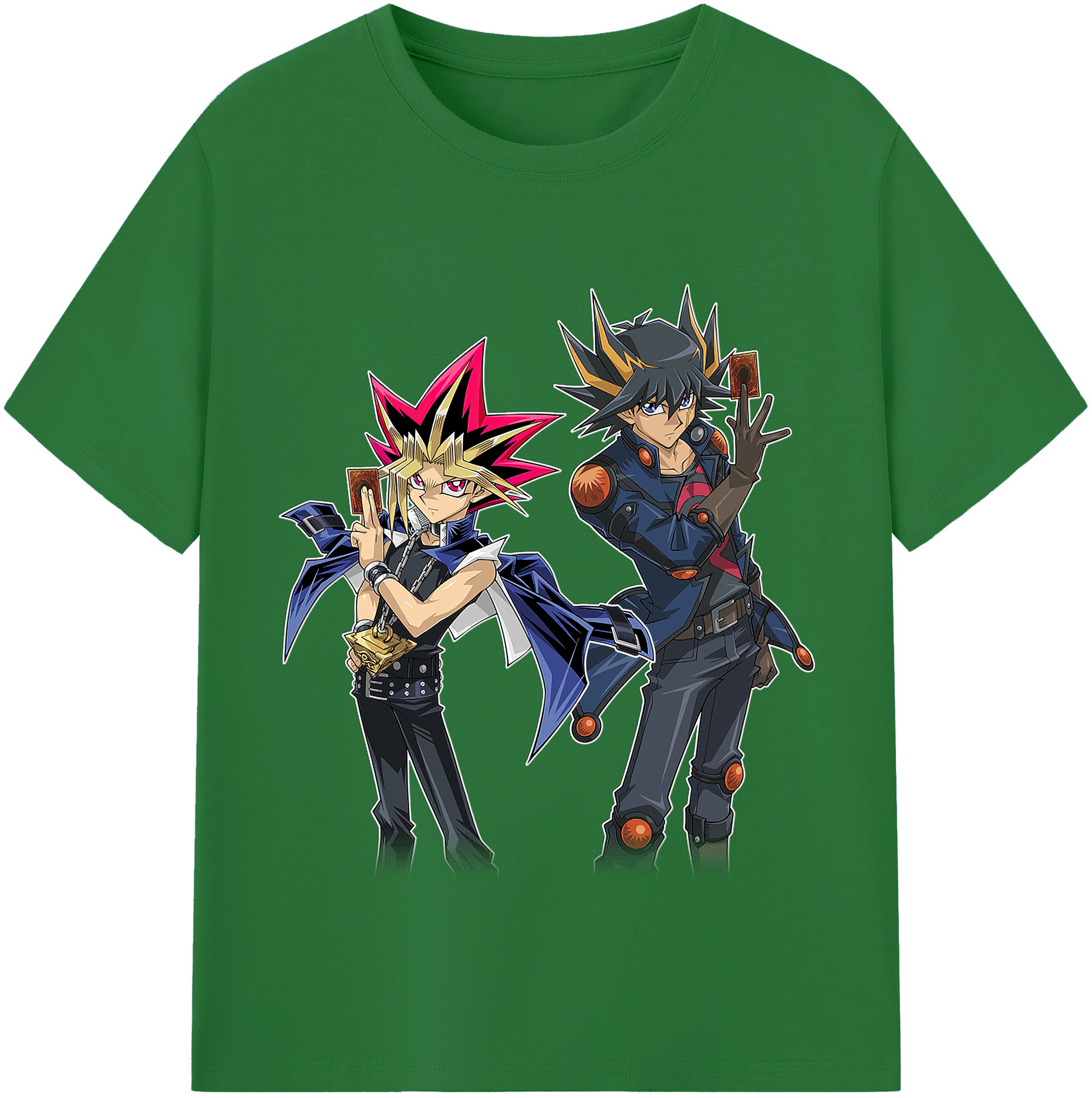 （画像用） 遊☆戯☆王 Yu-Gi-Oh! 綿100％半袖Tシャツ（フロントプリント）